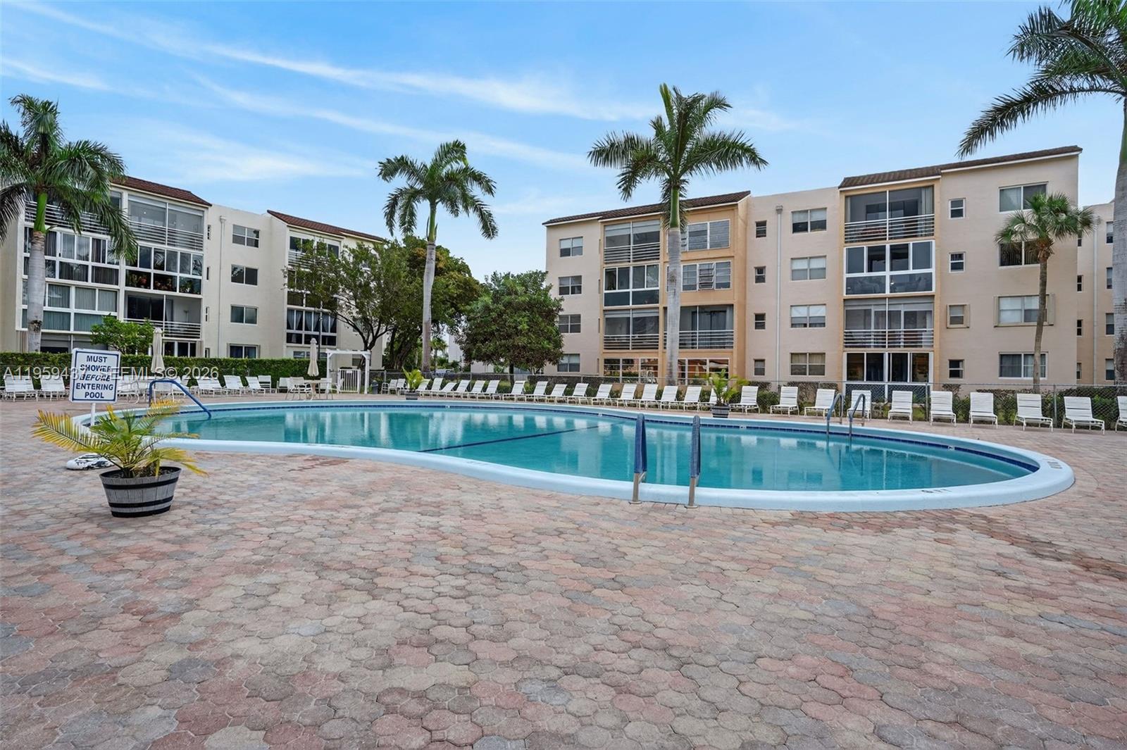 Welcome to the well-maintained, large 1BR/1BA condo in Somerset Bldg. #1, a gated 55+ community in Lauderdale Lakes, FL. This bright, open living & dining area features an east-facing entrance and west-facing screened balcony with entrance from the living and its large primary bedroom. Enjoy an ample kitchen, plenty of closets, and 3rd-floor location with elevator and stair access. Laundry facilities on each floor for convenience. Somerset offers community amenities including a heated pool, fitness center, tennis & pickleball courts, billiards, BBQ area, and shuffleboard. Centrally located minutes from I-95, near shopping, dining, and just a short drive to Fort Lauderdale Beach, ideal for full-time living or seasonal Florida residence. Primary resident must be 55+. No pets per condo bylaws.
