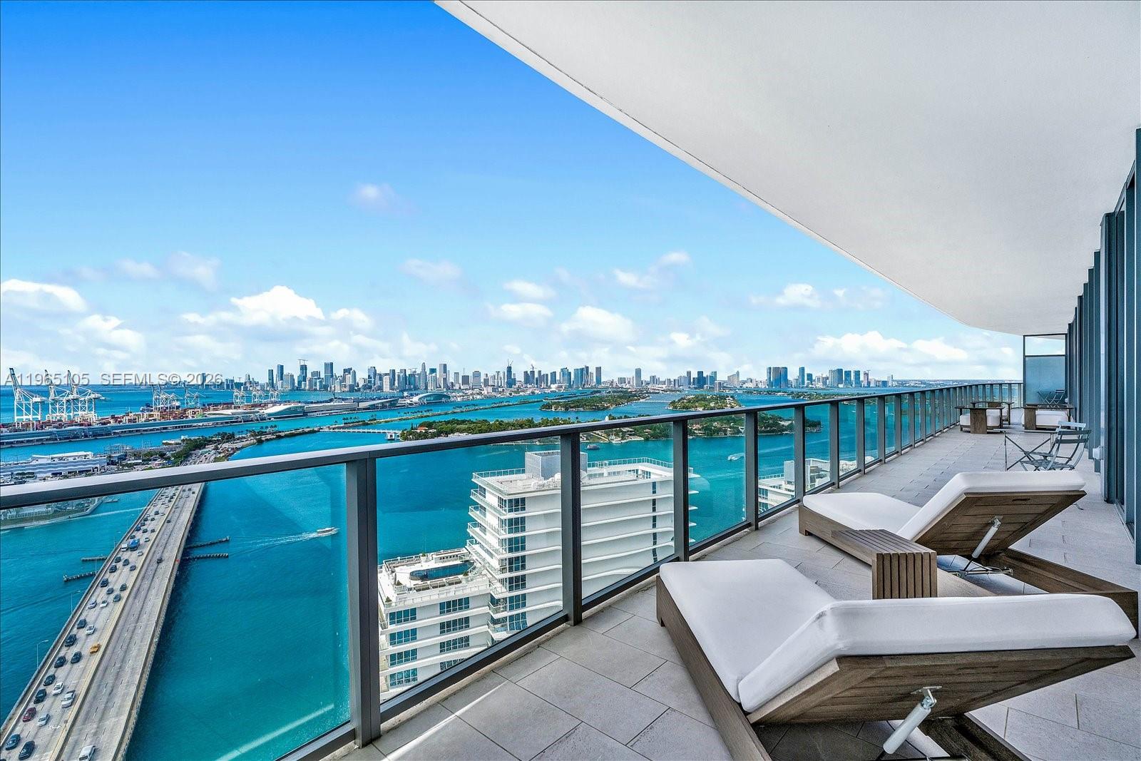 Enjoy breathtaking views of Downtown Miami, Biscayne Bay, Fisher Island and more from this expansive 3 Bedroom, 3.5 Bathroom + Office Canopy Residence located on the 31st Floor. Enjoy access to the exclusive Canopy Club located on floor 26, the private beach club in South of Fifth, and all the other wonderful amenities like the 6th Floor pool deck, fitness studios, spas, restaurant, and expansive co-working space.