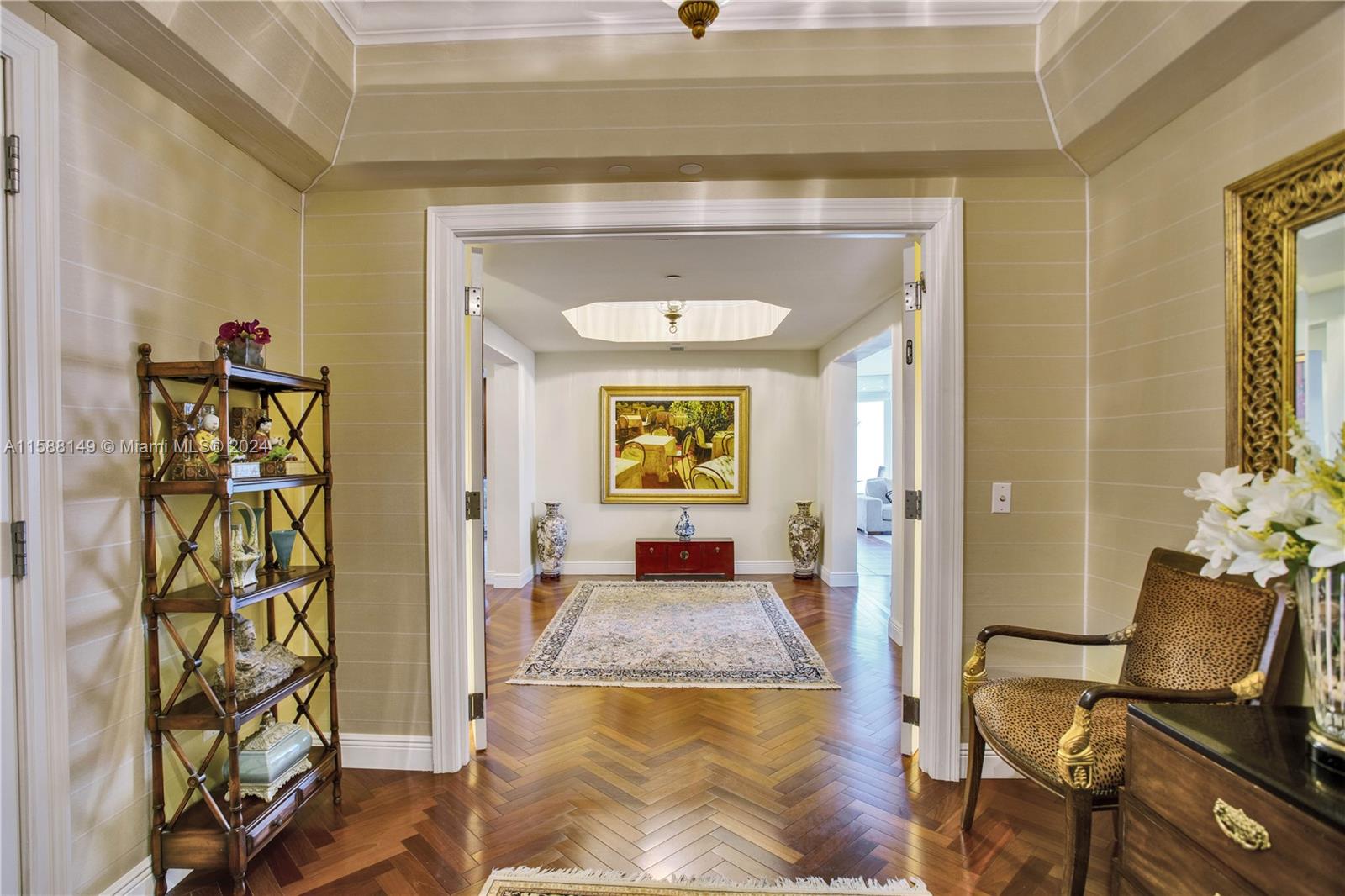 Discover the crown jewel of Williams Island. Residence 2101 in Bella Mare is an elegant 5-bedroom, 6-bathroom home. This stunning apartment, w/ its private elevator & large picture windows, offers breathtaking panoramic views of the Intracoastal and ocean, perfect for entertaining. Some of its many wonderful features include a breakfast nook, den & expansive balconies. Bella Mare is the most sought-after building in the community. Williams Island's private club boasts an array of world-class amenities, including tennis courts, pickleball, spa, theater, poker room,restaurants, & pools epitomizing exclusive resort-style living. With an initial $10,000 club fee, Gain access to an exclusive lifestyle w/white glove service.