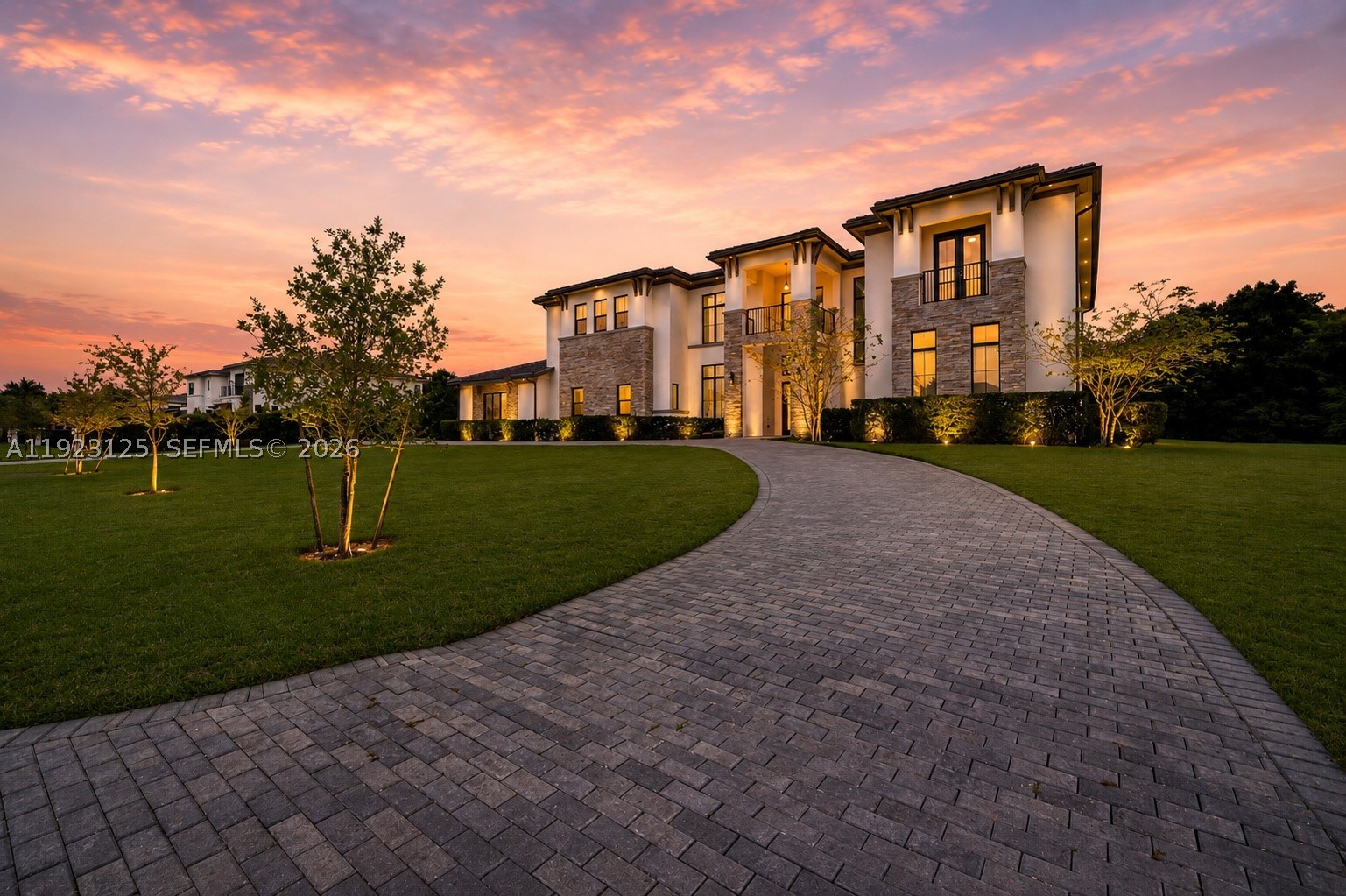 PRICE DECREASED & HOME HAS BEEN NEWLY DESIGNED! Reintroducing the Best-Priced Newer Construction Estate (2022+) in ALL OF Southwest Ranches! UNDER $495/SQFT. This Exceptional Estate Offers 7 bedrooms + an Office, Upstairs Loft & 8.5 bathrooms over 7,895 Interior square feet of living space. Thoughtfully designed and Impeccably Finished with the Option to Include the furnishings for a Turnkey experience. This is a rare offering that blends exceptional value with true luxury and total privacy. Set on just Over an Acre of manicured land in the exclusive Magnolia Estates enclave! Soaring ceilings, Walls of Glass, and Sun-filled living spaces create a Bright, Elegant atmosphere with a seamless indoor/outdoor flow. Each bedroom is a private retreat with its own En-Suite Bath and fully built-out Custom Walk-in closet. The Chef’s Kitchen boasts a Massive Entertaining Island & Top-tier JennAir appliances. With effortless connection to the family room, formal living room, expansive dining area, & sleek Wet Bar. Step outside to a lush Resort-caliber Oasis featuring a covered patio with electronic screens, a Full Summer Kitchen with Californo Pizza Oven, Grill, Wine fridge, & a sink, plus a sparkling Saltwater Pool, Outdoor fireplace, and fenced private grounds. Additional Luxuries include an custom ELEVATOR, a 3-car garage with EV charging & smart home tech! With Top Schools, Parks, and Major Highways moments away, this Extraordinary Residence is the Epitome of Southwest Ranches living.