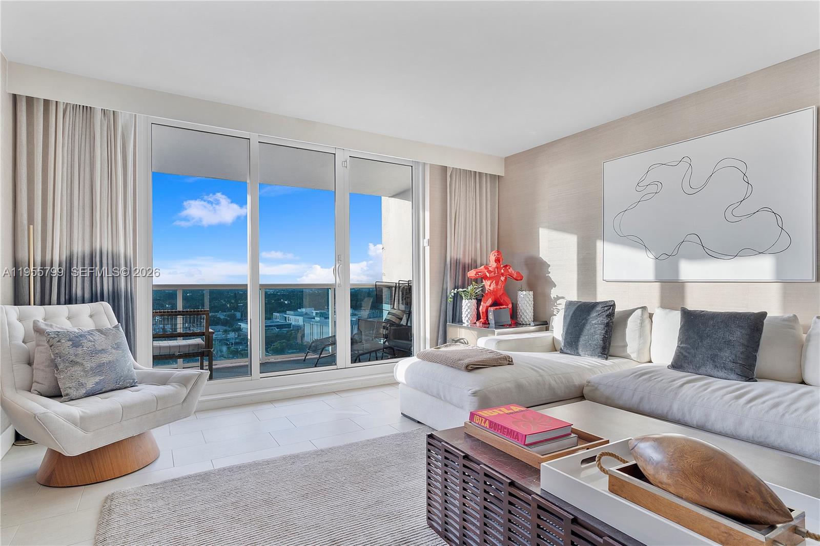 Stunning one-bedroom, one-bath residence at the renowned 1 Hotel & Homes South Beach, offered fully furnished with the 1 Hotel furniture package. This beautifully appointed residence showcases the brand’s signature organic, refined design, featuring an open living layout, and thoughtfully curated finishes throughout, creating a tranquil yet sophisticated coastal retreat.

The residence is professionally managed by Five Star Luxury Travel within their established luxury rental program and has consistently performed exceptionally well, benefiting from strong demand, repeat clientele, and attractive rental income. Ownership offers flexibility for personal use while participating in a proven, high-performing rental program within one of Miami Beach’s most desirable condo-hotel properties.

Owners enjoy access to world-class hotel amenities including a fully staffed residential lobby, valet and concierge services, chauffeured house sedans, four resort-style pools, private beach service, four acclaimed restaurants, three bars, a 14,000-square-foot fitness center, Bamford Wellness Spa, full-service hair salon, SoulCycle, and curated wellness programming.

An ideal opportunity for a primary residence, second home, or luxury investment at a globally recognized oceanfront address.
