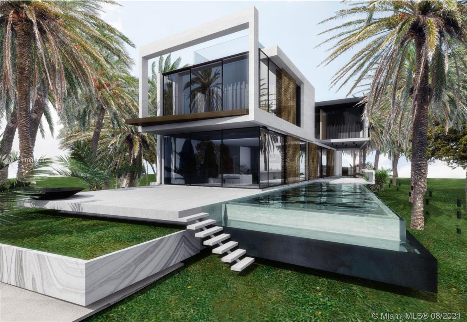 Overlooking the waters of pristine Biscayne Bay, and located within a gated community in the exclusive Hibiscus Island. 79 N. Hibiscus classic seaside dwelling. Solid oakwood, cotto’d’este tiling, quartzstone and earthy tones throughout compliment the fluid floorplan.Entertain in style from the open dining area or the spacious chef’s kitchen, complete w a full suite of Miele appliances. Five bedrooms, five full bathrooms & one powder room divided across two floors, encompass a total of 5,057 square feet of living space. Supple yet elegant Toto, and Kohler fixtures in each bathroom.Enjoy all of Hibiscus Island's amenities including tennis & basketball courts, playground and 24 hour police security while also being minutes from the best shopping, restaurants & airports. Completion early 2022