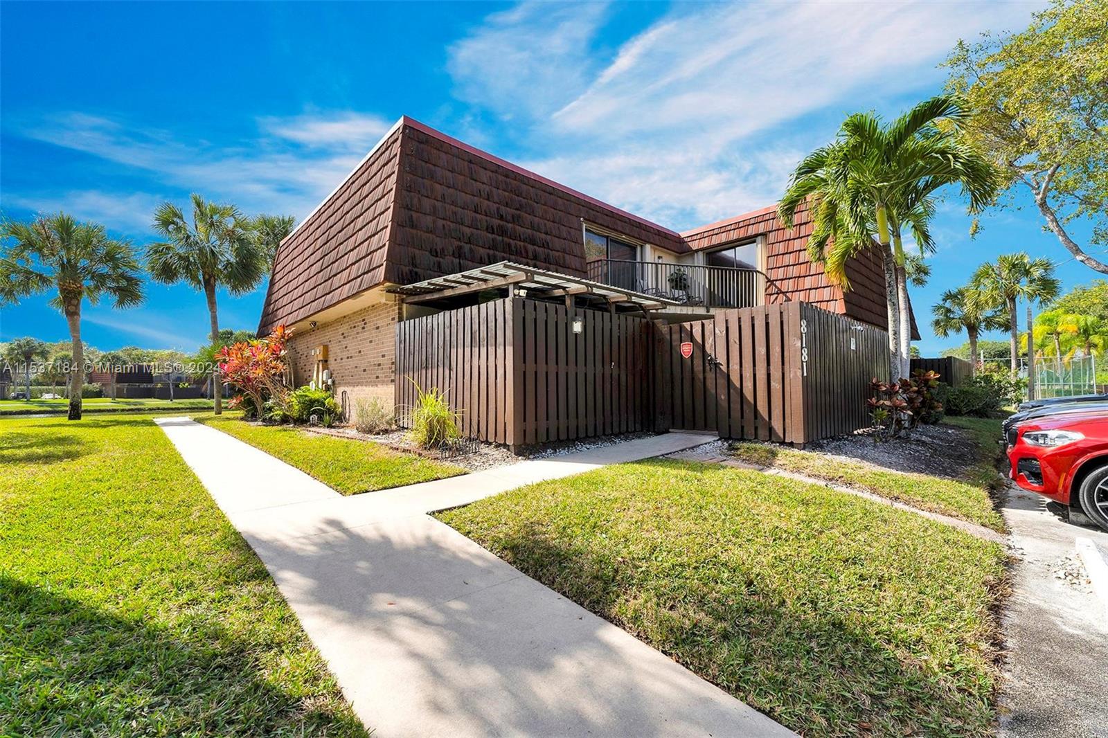 Location, Location, Location! This rarely available, beautifully remodeled 3br/2.5 bath townhouse sits in a family friendly neighborhood in Boca Raton and is move-in ready. It's kitchen is equipped with stainless steel appliances, granite countertops, maplewood cabinetry with pull out shelving and soft slam drawers and cabinets. Large tile flooring throughout the first level. A Stunning espresso wood laminate flooring on the 2nd level. The oversized master bedroom has double walk-in closets with custom built-in shelving, a broad master bath with lots of custom cabinetry, dual sinks, granite counters and a huge roman tub. The master and secondary bedroom has sliding glass doors that leads to a cozy dual balcony. A+ schools You don't want to miss the opportunity to make this house your home.