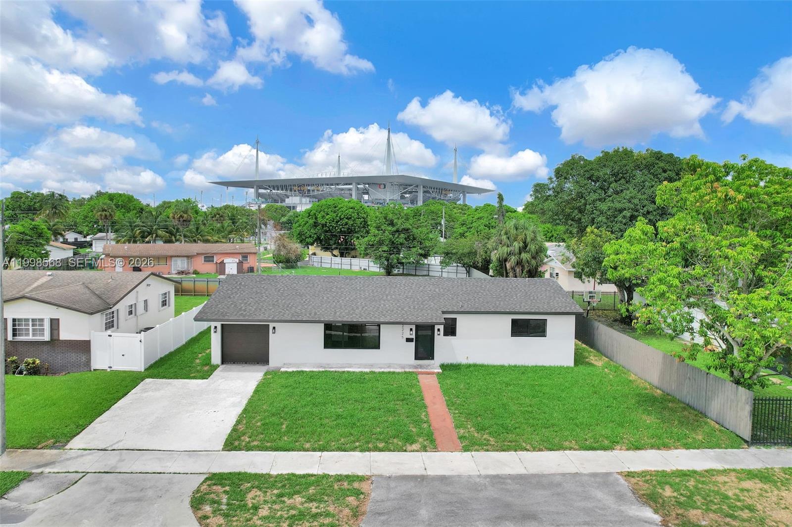 Totally remodeled home in Miami Gardens. Will not disappoint plenty of modern finishes including brand new roof and impact windows. Property also has a one car garage near hard rock stadium, I-95 and Turnpike. Property has been fully remodeled all with permits and plans.