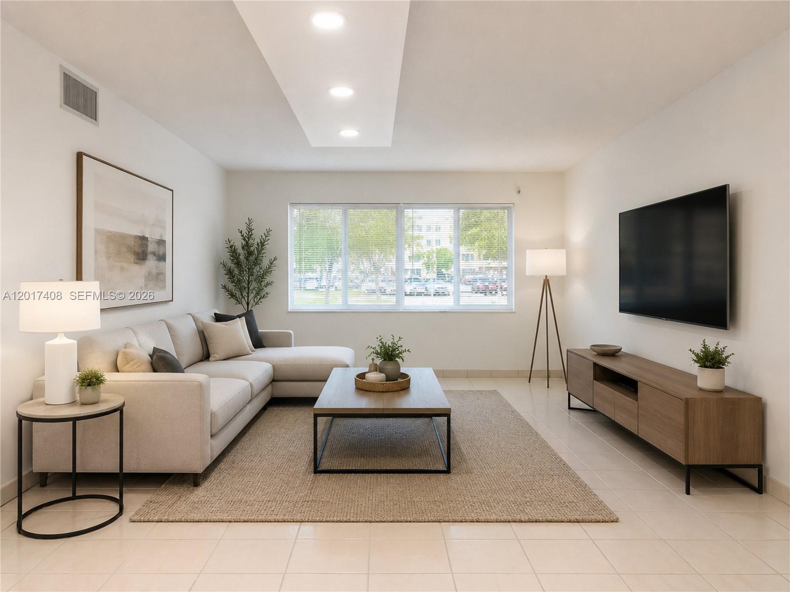 Completely remodeled, this spacious unit offers 2 bedrooms and 2 COMPLETE bathrooms, newer stainless-steel appliances, new roof, new IMPACT WINDOWS for ease of mind during hurricanes, safety, energy and sound proofing. Conveniently located on the first floor to avoid stairs and elevators plus storage room in unit. Freshly painted building has one assigned parking and plenty of guest parking in a gated community with nightly security guard. No water bill!!! Conveniently located close to US-1, the Turnpike, shopping centers, and hospitals. Perfect for owner-occupancy or as an investment property.