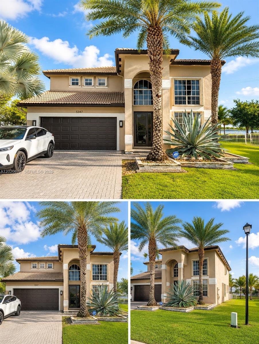 Welcome to the highly sought-after Reserve at Huntington in West Miramar! Situated on an oversized cul-de-sac waterfront lot, this impressive 4 bedroom, 3 bath residence offers over 2,600 sq ft of living space with a spacious two-story layout designed for both comfort and entertaining. Enjoy serene canal views, a private in-ground pool, tropical trees, and a beautifully landscaped backyard retreat. Inside, the home features a large upgraded kitchen with granite countertops and stainless steel appliances, tile flooring, formal living and dining areas, and a luxurious primary suite complete with a Jacuzzi tub and walk-in closet. Located within a gated community offering resort-style amenities, clubhouse, fitness center, and pool, all just minutes from I-75, the Turnpike, top-rated schools, shopping, dining, and Pembroke Gardens. A rare opportunity to own a spacious waterfront home in one of Miramar’s most desirable communities! Not available for showings until after JUNE 1ST 2026
