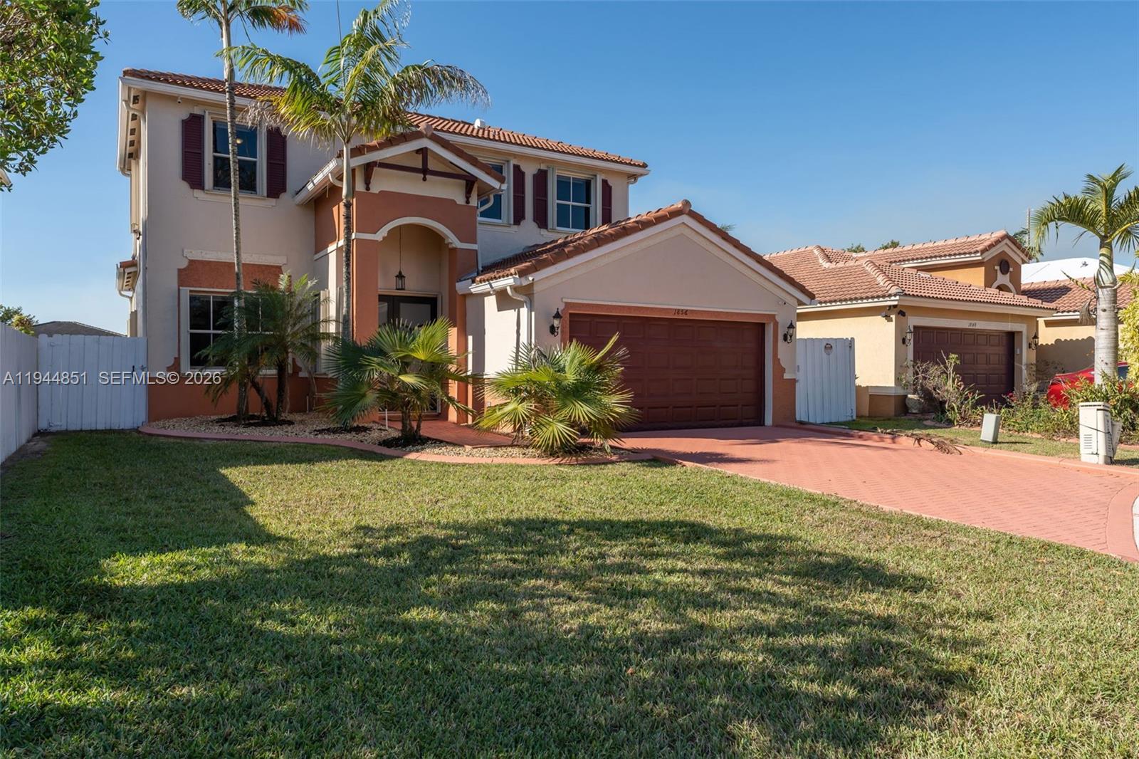 Come tour this beautifully updated and spacious 4/2 SFH in Granada Estates. Stainless steel appliances, new A/C installed Dec 2025. New water heater installed in 2025. Roof installed in 2018. Conveniently located near the Turnpike and US1, this home is well maintained and comes complete with solar panels and a Tesla PowerWalls II energy storage battery system. There is no PACE loan, solar panels are completely paid off.  Save on electricity all year long and rest assured during hurricanes and storms that you will not run out of electricity. Owner has also paid off the special assessment for the sidewalk repairs slated by the HOA. HOA is $120 per month. Property is on SUPRA. Come check out this amazing family home today.
