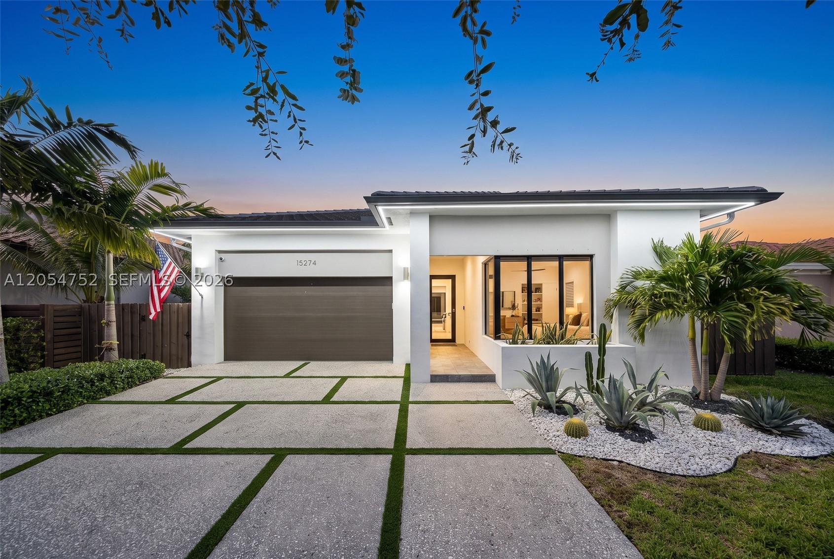 Experience modern living in this beautifully upgraded home, nestled within the highly sought-after Contemporary Collection at Venetian Parc West by Luxcom. Built in 2018, this thoughtfully designed one-story residence offers 3 bedrooms, 2 bathrooms, soaring 12-foot ceilings, an open-concept floor plan, elegant 24" x 24" Italian porcelain flooring, a spacious chef-inspired kitchen with a large center island, and a two-car garage, all situated on a generous 6,000-square-foot lot.

Every detail has been thoughtfully enhanced, from the custom walk-in closets and refreshed kitchen to the newly installed HVAC system. Step outside to a fully reimagined backyard featuring a covered pergola with ceiling fans, a spacious concrete patio, and maintenance-free artificial turf—creating the perfect setting for weekend gatherings, outdoor dining, or simply unwinding at the end of the day.

Residents enjoy low HOA fees and access to resort-style amenities, including a clubhouse, swimming pool, fitness center, BBQ pavilion, playground, and community park, all just minutes from top-rated schools, shopping, dining, and everything Southwest Kendall has to offer.