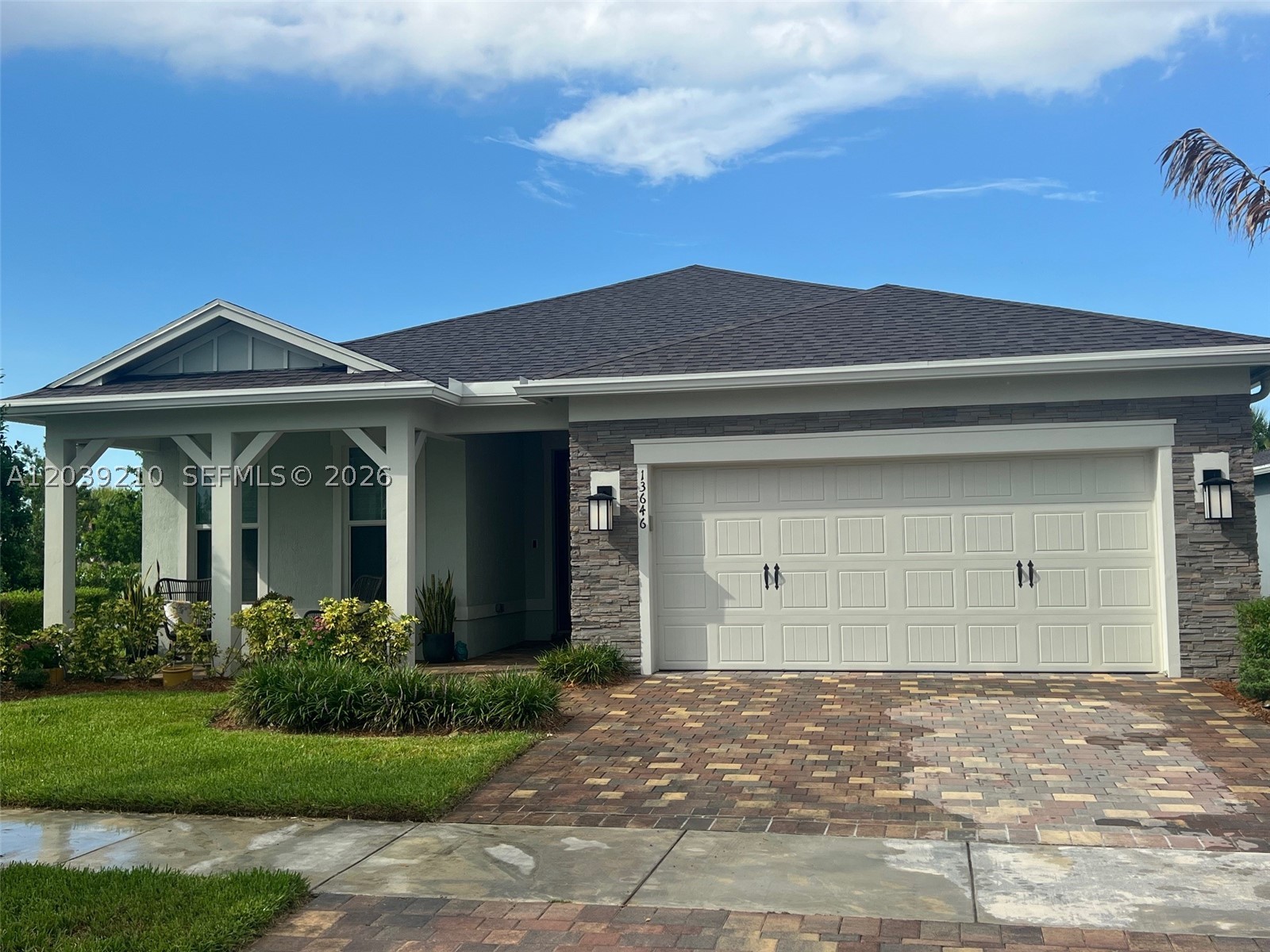 Welcome to Del Webb at Tradition, one of Port St. Lucie's premier active adult communities. This stunning home showcases a gorgeous contemporary design with impact-resistant windows and doors, whole house gutters, offering both style and peace of mind.
Inside, you'll find an open-concept layout enhanced by elegant crown moldings, 9'4" Ceilings, Smart Home prewire, Low Voltage Cable in 2nd bedrooms, gorgeous kitchen with stainless steel appliances and ample cabinetry, spacious pantry and modern upgrades throughout. The bright and inviting living spaces flow seamlessly to a tranquil covered Lanai, perfect for relaxing and enjoying Florida's beautiful weather.
Experience resort-style living with access to exceptional community amenities, including a clubhouse, state-of-the-art fitness center, resort-style pool, tennis and pickleball courts, and a vibrant social calendar filled with activities and events. Centrally located near shopping, dining, entertainment, and major roadways, this home embodies the very best of Florida living, luxurious, effortless, and ideally situated in one of Tradition's most sought-after active adult communities.