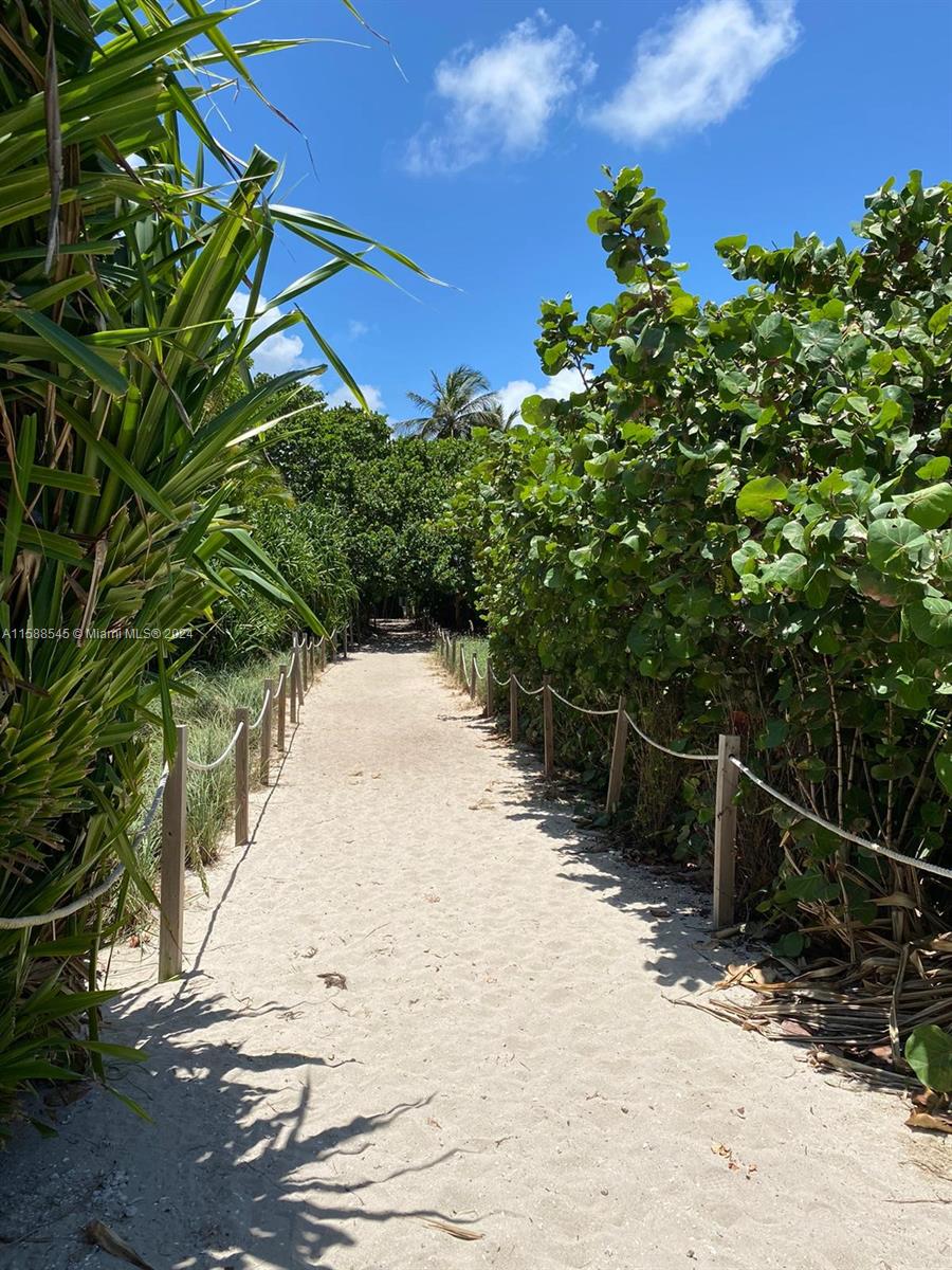 Right by the ocean! Access to the beach is right in front of the building. This beautiful apartment was completely renovated and newly furnished to perfection. Porcelain flooring, brand new refrigerator, full sized washer / dryer. Master bedroom suite with walk-in closet, Hurricane Impact Windows and doors, large pool, gym.