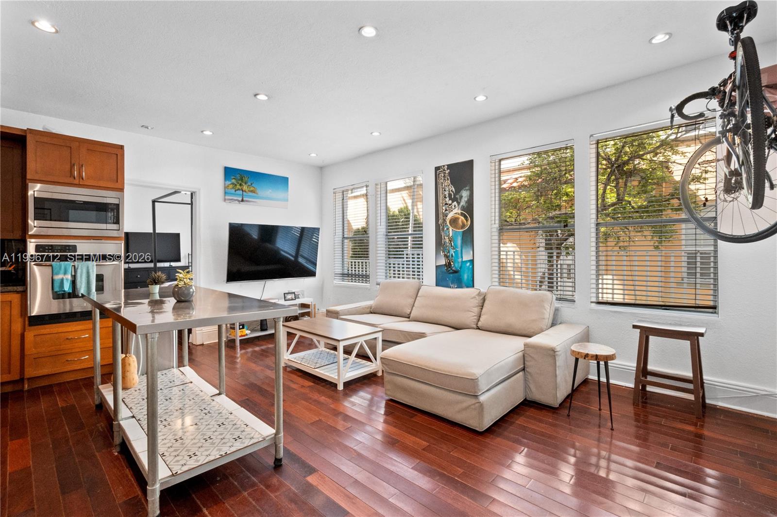 Bright and updated 2BR/2BA unit in the heart of South Beach, just two blocks from the ocean. This ground-floor residence features a fully remodeled kitchen with granite countertops, stainless steel appliances, wood flooring throughout, and a fully renovated bathroom. The unit offers great natural light, creating a bright and welcoming atmosphere. This is a great investment opportunity or ready for your updates to make it your perfect South Beach home. Rentals are allowed twice annually with a 6-month minimum term, offering flexibility for both investors and end users. Enjoy the best of Miami Beach living within walking distance to the beach, top-rated shops, restaurants, and vibrant local amenities. Just steps away, you’ll find a large public park with tennis courts, swimming pools, a children’s playground, and more—perfect for outdoor enthusiasts and families alike.