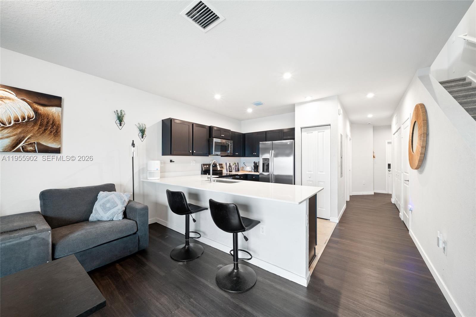 Beautiful and spacious 3 bedroom, 3 bathroom town home ideally located just minutes from major highways, offering quick and easy access for commuting throughout Miami Dade and the Keys. This home features a functional layout with generous living space, well sized bedrooms, and the rare convenience of three full bathrooms. Situated in a rapidly growing area close to shopping, dining, schools, and everyday essentials. Perfect for tenants seeking comfort, accessibility, and convenience. Move in ready and available for immediate occupancy. Easy to show and fast approval! ONLY REQUESTING FIRST MONTH & SECURITY DEPOSIT FOR MOVE IN!