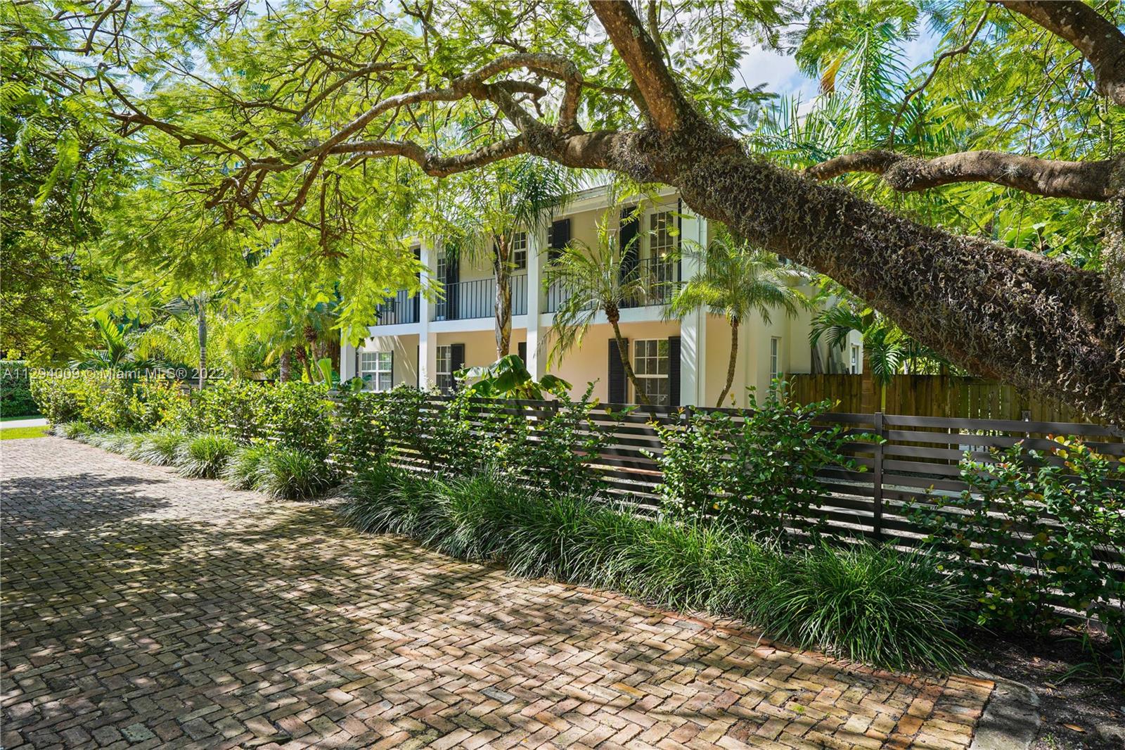 Colonial Florida estate on an oversized lot in northeast Coconut Grove. This home exhibits an abundance of architectural features and its eastern exposure allows for plentiful natural light. The main level contains a living room, family room, a great room, and a spare office/room with a cabana bath. The second level contains 3 spacious bedrooms. Large usable backyard space with a pool and a towering oak tree that sits at the far end of the property. Considered by many to be Miami’s best neighborhood, Coconut Grove is known for its vibrant and artistic demographic, its lush tropical landscape, its parks and entertainment, and its high-rated schools.