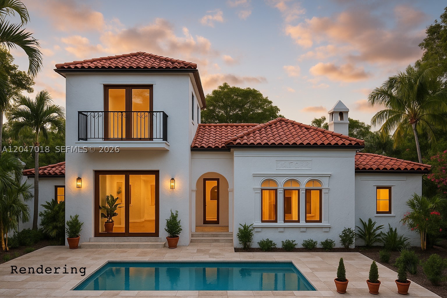Nestled at the edge of Silver Bluff, just one block from Coral Gables, behind a tall private fence, lies this amazing Oasis. A stunning modern home with Spanish accents that blends timeless character with modern luxury. Featuring 3 bedrooms and 3.5 baths, this residence has been fully remodeled. New electrical, plumbing, impact & insulated windows and doors, with ultra modern kitchen and bathrooms. Inside, you’ll find a split floor plan & an open kitchen, flooded with natural light, creating an inviting flow throughout the home. Outside, enjoy the brand-new, oversized pool, ideal for relaxing and entertaining. But the true value extends even further: the property which is in a no flood zone comes with approved plans for a 2000 sq ft 3-bedroom, 3.5-bath home in the back. Ready for you to start building right away, a rare opportunity for a generational compound, guest home, or income-producing property. Seller will transfer architectural plans for the permitted second home. Huge upside potential. Located within walking distance from premier Coral Gables shops, dining, and amenities, this property is priced and zoned correctly, offering flexibility, investment potential, and an unbeatable lifestyle.
