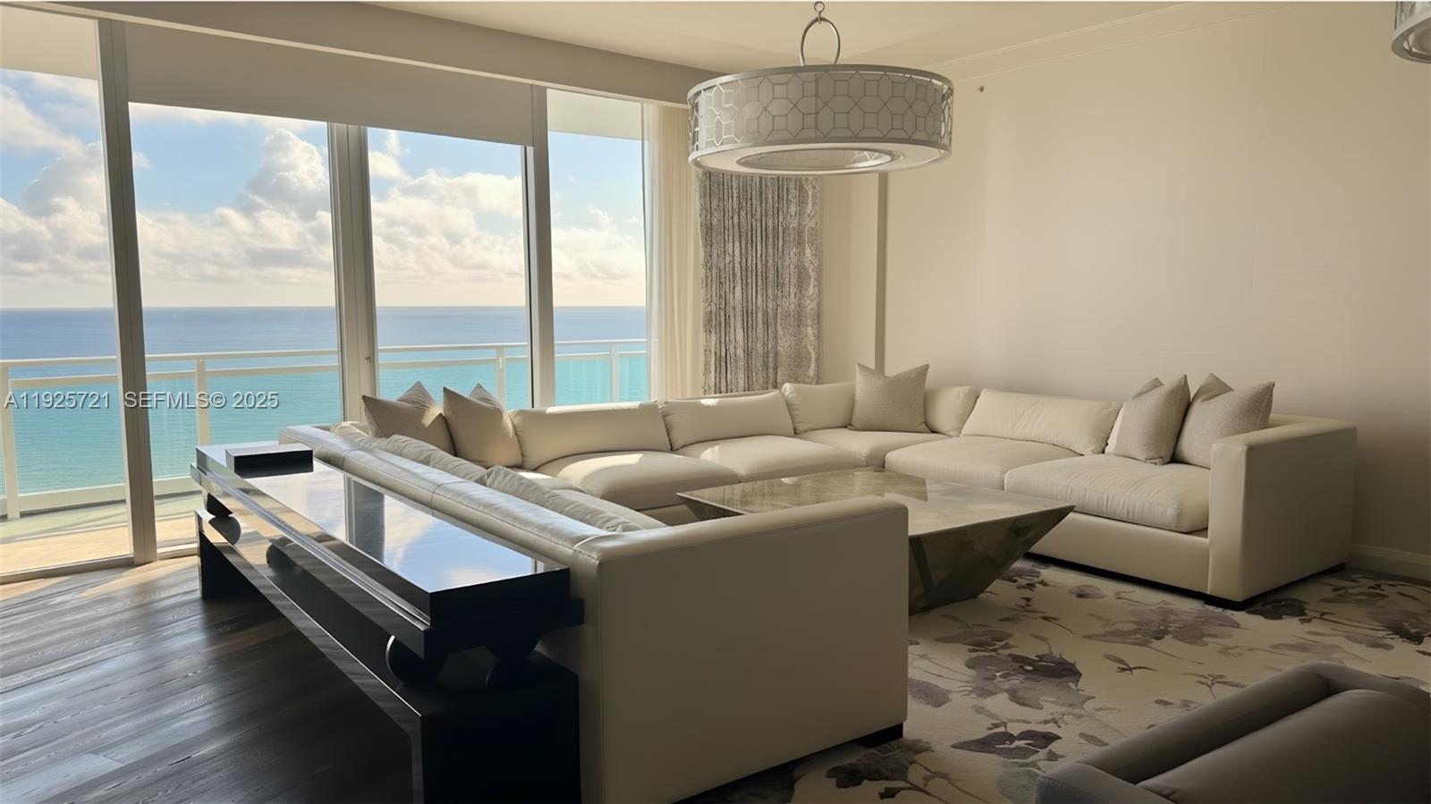 Beautifully finished and furnished by designer, this 3 bedroom, 3.5 baths residence located in the heart of Bal Harbour, a few blocks away from famous Bal Harbour Shops. Panoramic ocean and intracoastal views. World class building amenities include Exhale Spa at the Ritz Carlton, two swimming pools, exercise room, bar and restaurant, movie theater, 24 hrs concierge, in-room dining.