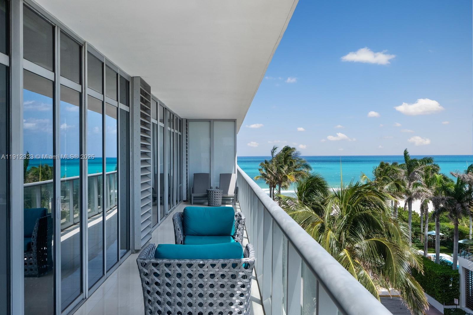 Stunning 2 Bed / 2.5 Bath residence at the exclusive Caribbean South Beach one of Miami Beach’s most sought-after oceanfront buildings. This spacious Unit S-503 offers an open layout with floor-to-ceiling glass, a gourmet kitchen with Miele and Sub-Zero appliances, marble floors, and a large private terrace with ocean and city views. The primary suite features a spa-like bath and generous closet space. Enjoy five star amenities including 24 hour concierge, valet, beachfront service, pool, gym, wine cellar, cigar lounge, and more. Prime location in the heart of the Faena District walk to Soho Beach House, Fontainebleau, and world-class dining.
Price reflects 1 Year Lease. Contact Broker for pricing for 6+ months.