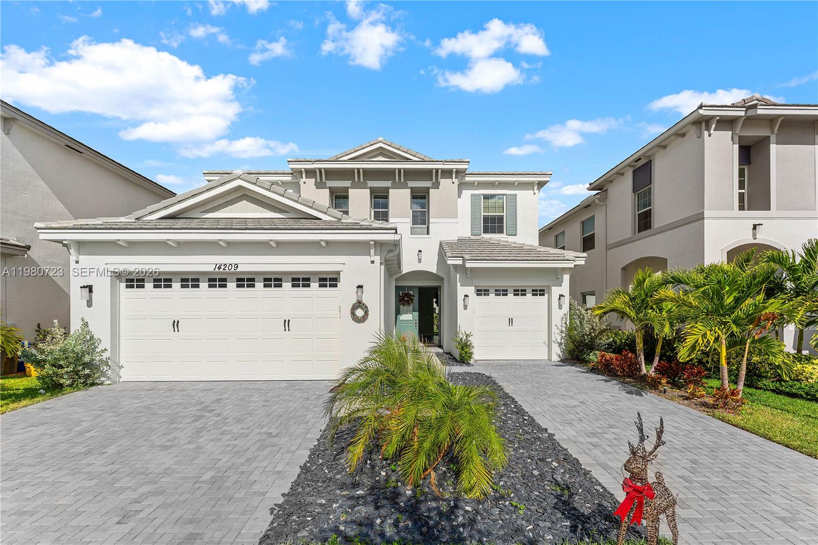 Very motivated seller. Come see this stunning Azalea has been thoughtfully upgraded with approximately $60,000 in improvements, delivering modern luxury and peace of mind without the wait of new construction. Step inside to discover luxury vinyl plank flooring throughout the downstairs living areas, complemented by upgraded handrails. The kitchen features an extended coffee bar, drop-in stove, double wall oven, and 3-inch quartz island countertop—perfect for culinary enthusiasts—while both bathrooms include contemporary touches, including white subway tile in the second bath. Enjoy the convenience of an upgraded laundry room and stylish window treatments for added privacy. Additional highlights include recessed lighting, hurricane impact windows, insulated exterior walls for energy efficiency, extended backyard pavers ideal for entertaining, and a fully fenced yard for outdoor enjoyment. Don’t miss this opportunity!!
