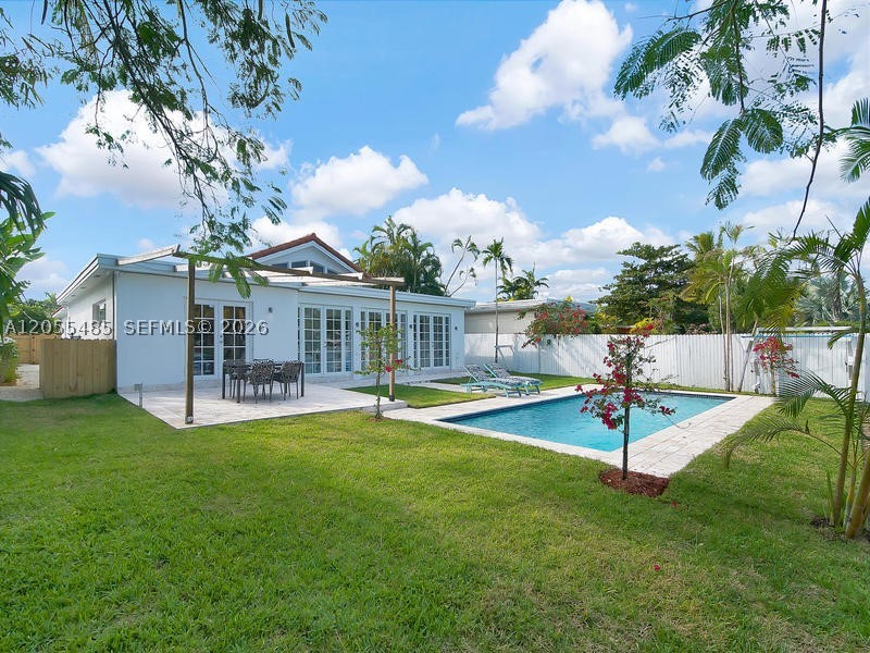 Rare opportunity to lease a beautifully remodeled waterfront residence with direct ocean access in the exclusive guard-gated community of Biscayne Point Island in Miami Beach. This exceptional home offers 4 spacious bedrooms, 4 full bathrooms, and an expansive open-concept living area with soaring ceilings and abundant natural light, creating the perfect setting for both everyday living and entertaining.
Designed for comfort and convenience, the home features generous closet space, central A/C, washer and dryer, and a Tesla EV charger. Step outside to a private, lushly landscaped backyard with a large swimming pool, ideal for enjoying South Florida's year-round outdoor lifestyle.
Located just minutes from Bal Harbour Shops, Surfside, world-famous South Beach, fine dining, and pristine beaches, this home combines privacy, security, and an unbeatable location.
Offered unfurnished. No short-term rentals. Available August 2026