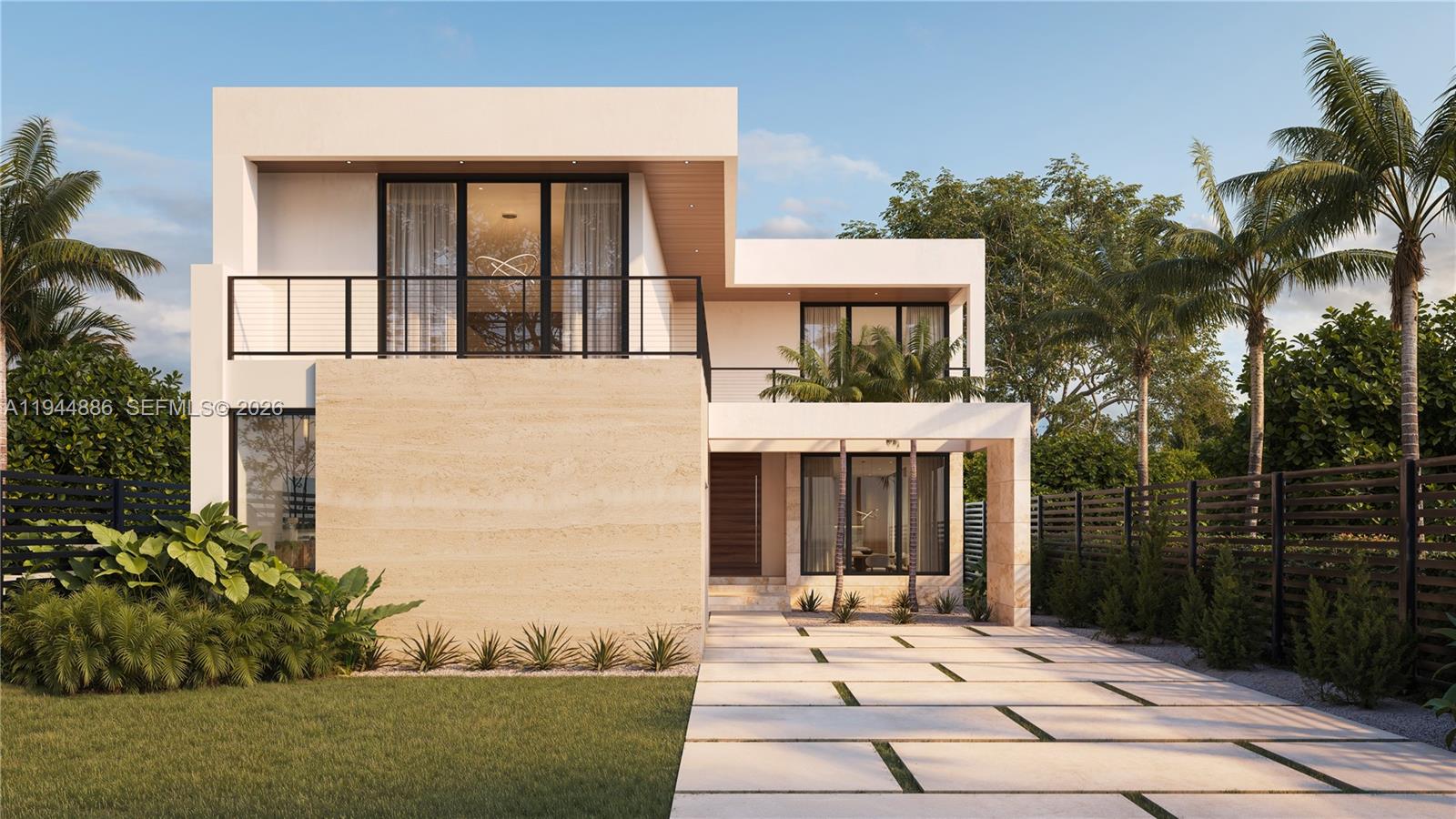 New Construction Home Coming Soon...Welcome to 1344 SW 16th Street, a striking Tropical-Modern new construction home that prioritizes scale, light, and utility. This architecturally significant residence delivers 4,606 SF of interior living space, featuring a well-planned layout with 5 bedrooms; all with en-suite bathrooms plus a powder room.

The home opens into a dramatic foyer where soaring ceilings and floor-to-ceiling glass flood the space with natural light. The open-concept design creates a seamless transition to the outdoors, resulting in 4,922 SF of total living area. The exterior is equally impressive, featuring a large private garden anchored by a pool and lush landscape.

The chef’s kitchen is built for performance, equipped with top-tier Thermador and Liebherr appliances, custom cabinetry, and butler's pantry. Upstairs, the primary suite offers generous proportions and serves as a quiet retreat, while the additional bedrooms ensure privacy for family and guests.

Located on a tree-lined street in the historic Shenandoah neighborhood, the property offers a quiet residential feel just minutes from the city center. Enjoy immediate access to Brickell, Coconut Grove, Coral Gables, Downtown, and top-rated schools. Completion Q4 2026