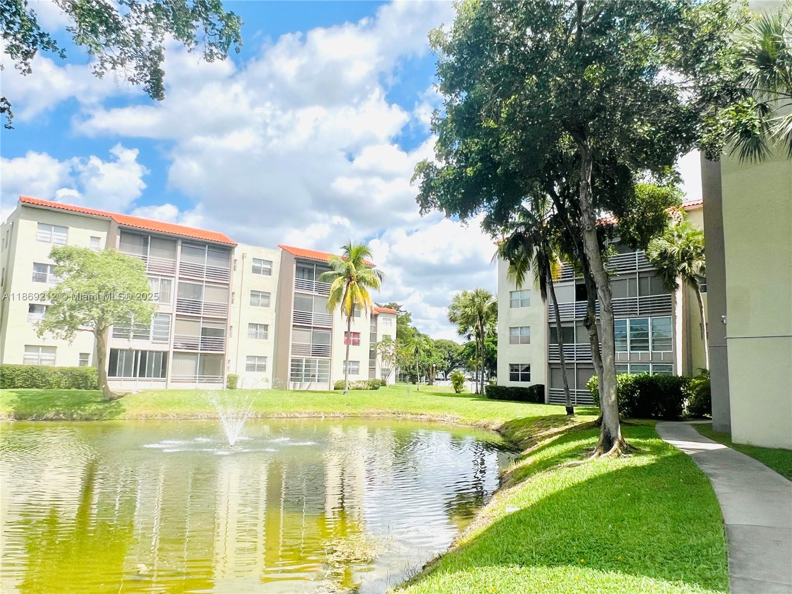 Welcome to your new home in the Courtyards of Broward! This stunning 1 bedroom, 1 bath condo offers the perfect blend of comfort and convenience. Step inside and be greeted by a spacious living area with stain steel appliances and a screened balcony.  Gated community. Pool, Gym, reading room/Library, Playroom, common laundry per floor, event hall. Located in an excellent location, this condo is close to shopping, dining, and entertainment options. With easy access to major highways, commuting to work or exploring the surrounding area is a breeze. Whether you're looking for a permanent residence, investment or a vacation getaway, this condo has it all. Schedule a showing today!