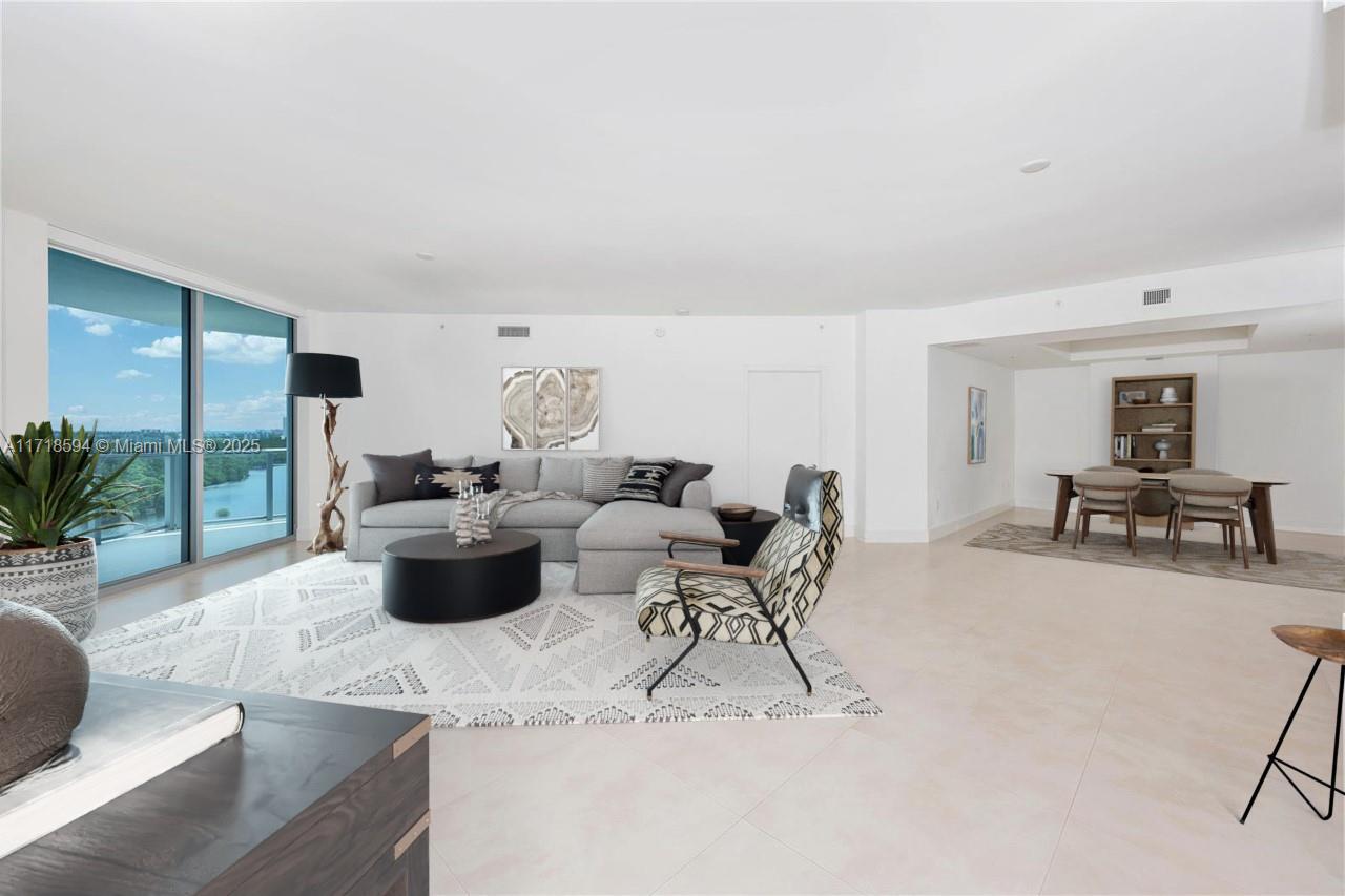 Spectacular south exposure overlooking the Bay and Intracoastal with extensive views to the Miami Beach skyline from this 2BR + Den/3BA unit at The Reserves at Marina Palms. Imported Italian Cabinetry and floating bathroom vanities by Snaidero, quartz countertops, subzero/wolf appliances, large walk-in closets, electric shades in every room. 2 parking spaces, 1 assigned parking, covered valet & storage space under A/C. Enjoy resort style living & amenities: full marina & yacht club, concierge and valet, clubroom, children’s room, state-of-the-art waterfront fitness center w/spa, pool on the bay, news cafe & more. Only a short drive away to the Aventura Mall, Bal Harbour Shops, Sunny Isles Beach and both Miami and Ft Lauderdale International Airport.