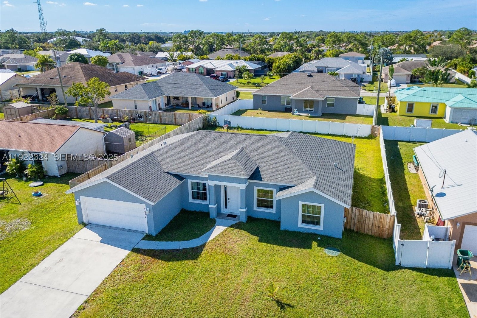 MOTIVATED SELLER - MUST SEE - 4-bedroom, 3-bathroom home with a 2-car garage and a den in one of Port St. Lucie’s most desirable neighborhoods. Enjoy an open, light-filled floor plan with high ceilings, LED lighting, a spacious living and dining area, and a well-appointed kitchen. The primary suite features a relaxing ensuite bathroom, while the versatile den is perfect for an office, playroom, or flex space. Outside, the large, private backyard offers plenty of room for entertaining, gardening, or adding a pool. Conveniently located near Tradition, parks, schools, shopping center, and just 5 minutes from I-95. NO HOA, Move-in ready, and ideal for comfortable modern living. Buyer’s agents, schedule your showing today!