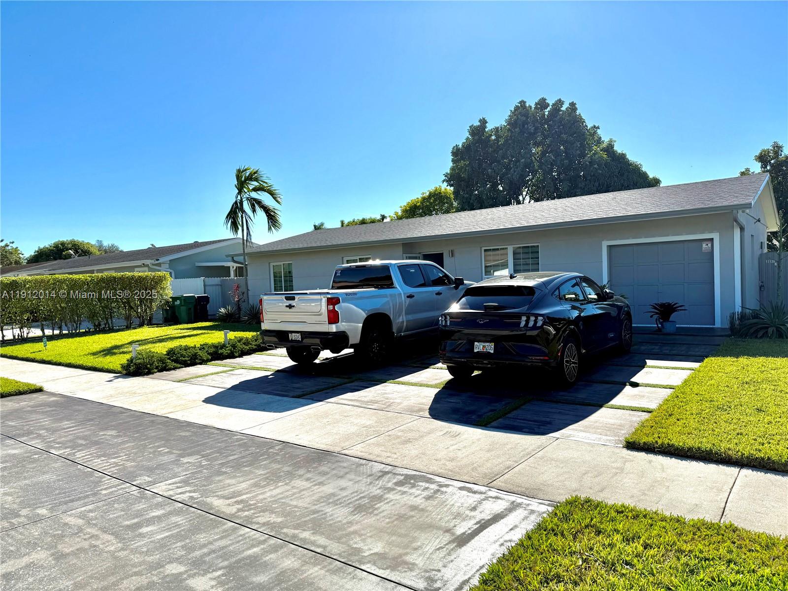 4 Beds 3 bath Single family home. Located in the beautiful residential area of Palmetto Estates. The property has
private and spacious backyard with with an open terrace, ideal for children and family gatherings. Large front yard
with spacious parking area. NO HOA. EASY TO RENT. The Patio has entrance from both sides. Interior totally
remodeled with new laminated floors and upgraded kitchen and bathrooms. Laundry room located in the patio
equipped with a washer and dryer. In-law suite (efficiency) with independent entrance included in the price.
Entire house could be rented for $3700. Great
location near top rated schools, and places for recreation, plus easy access to the Florida Turnpike and US1.