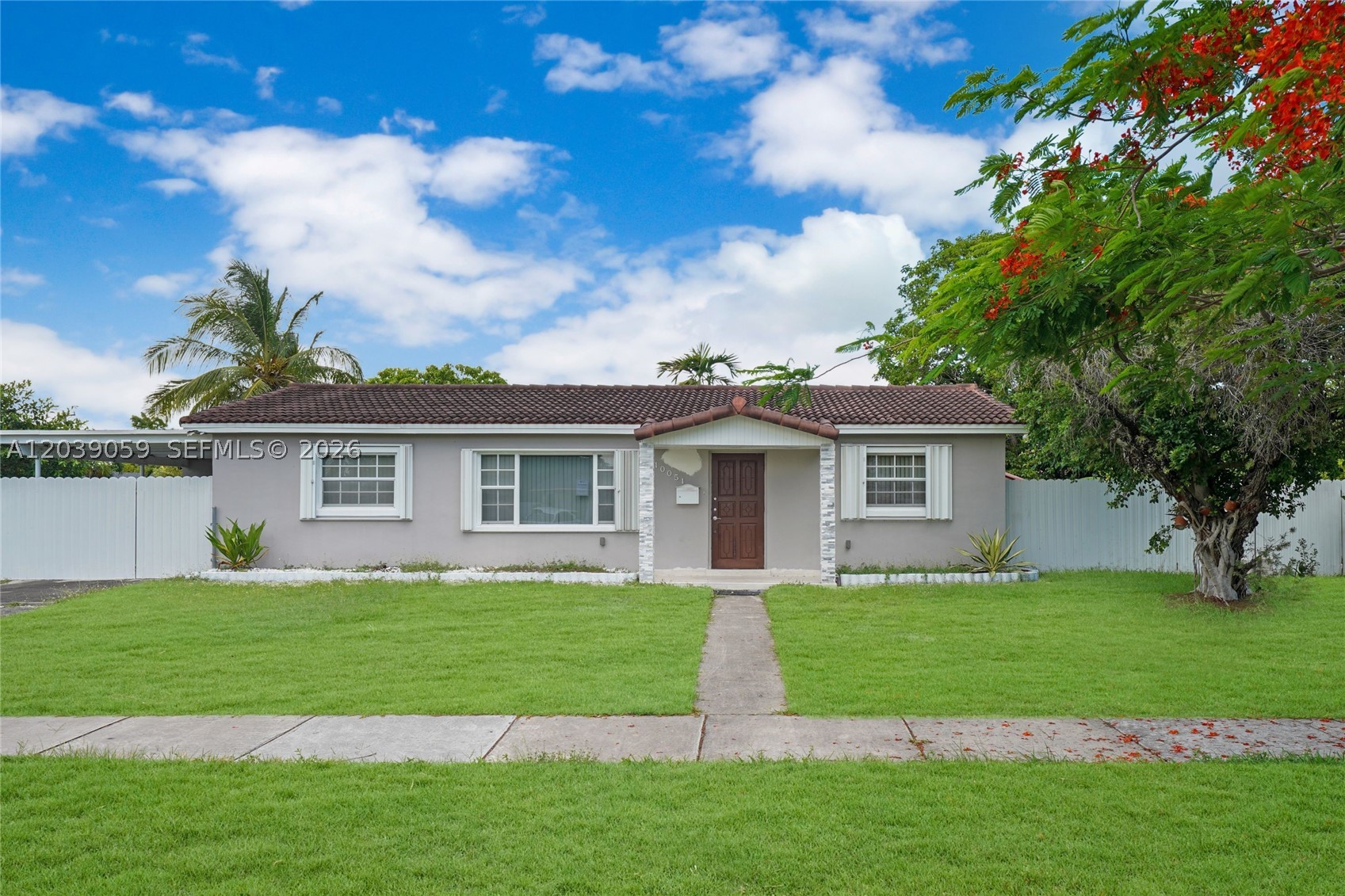 Welcome to Coral Park! This 3-bedroom, 2-bathroom home sits on a spacious corner lot with plenty of room to add a pool. The fully fenced backyard offers privacy and for outdoor entertaining. Inside, you'll find a combination of terrazzo and laminate flooring, recessed lighting, and french doors that fill the home with natural light. A separate laundry room adds convenience and extra storage space.

Ideally located near major toll roads, shopping, dining, and the popular restaurants along SW 8th Street, this home offers easy access to everything Miami has to offer. Just minutes from Miami International Airport and approximately 30 minutes from the beach, this property combines convenience, and an unbeatable location. Don't miss this opportunity to own a home in the desirable Coral Park community!