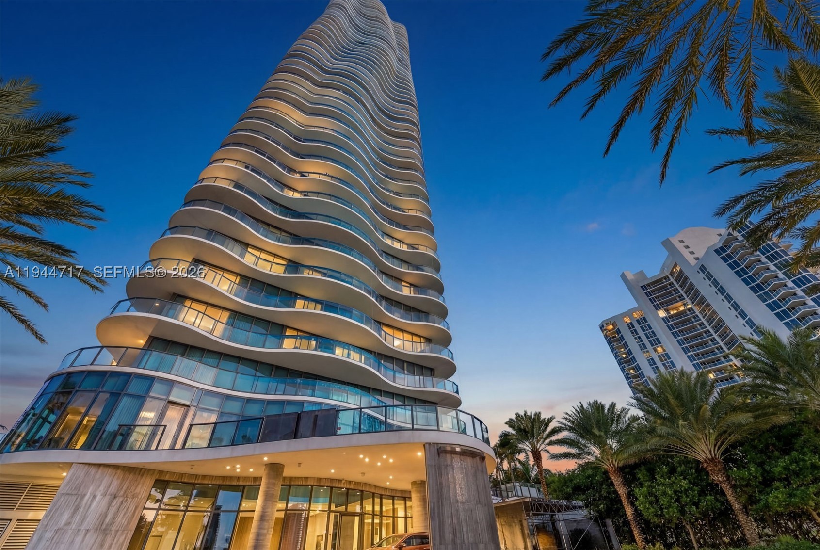 JUST REDUCED, priced for a quick sale! This FULL-FLOOR, oceanfront residence at Regalia Residences. This exquisite home offers the privacy and scale of a single family home combined with the services of a boutique, luxury, condominium. This all-glass residence features approximately 5,000 SF of interior living space and a 2,100 SF wraparound terrace with breathtaking 360 degree views of the Atlantic Ocean, Golden Beach, the Intracoastal Waterway, and the Miami skyline. Designed for entertaining, the expansive living and dining areas are wrapped in 10-ft floor-to-ceiling glass, filling the home with natural light and uninterrupted ocean vistas. Every room enjoys direct terrace access, creating seamless indoor-outdoor living throughout. 

The residence has been fully reimagined with no expense spared, showcasing river pattern marble slab finishes, smart lighting, automated window treatments and more! The chef’s kitchen features custom Italian cabinetry, exotic stone countertops, top-of-the-line Sub Zero & Miele appliances. The primary suite offers dual spa-style marble bathrooms, rain showers, soaking tub, and generous custom closets.  

Regalia offers full-service luxury amenities, including beach and pool service with cabanas, food and beverage service, 24/7 concierge, luxury spa, fitness and yoga studios, private wine cellar, business center, library, and children’s playroom—delivering an exceptional oceanfront lifestyle.
Offered fully furnished & curated by Artefacto.