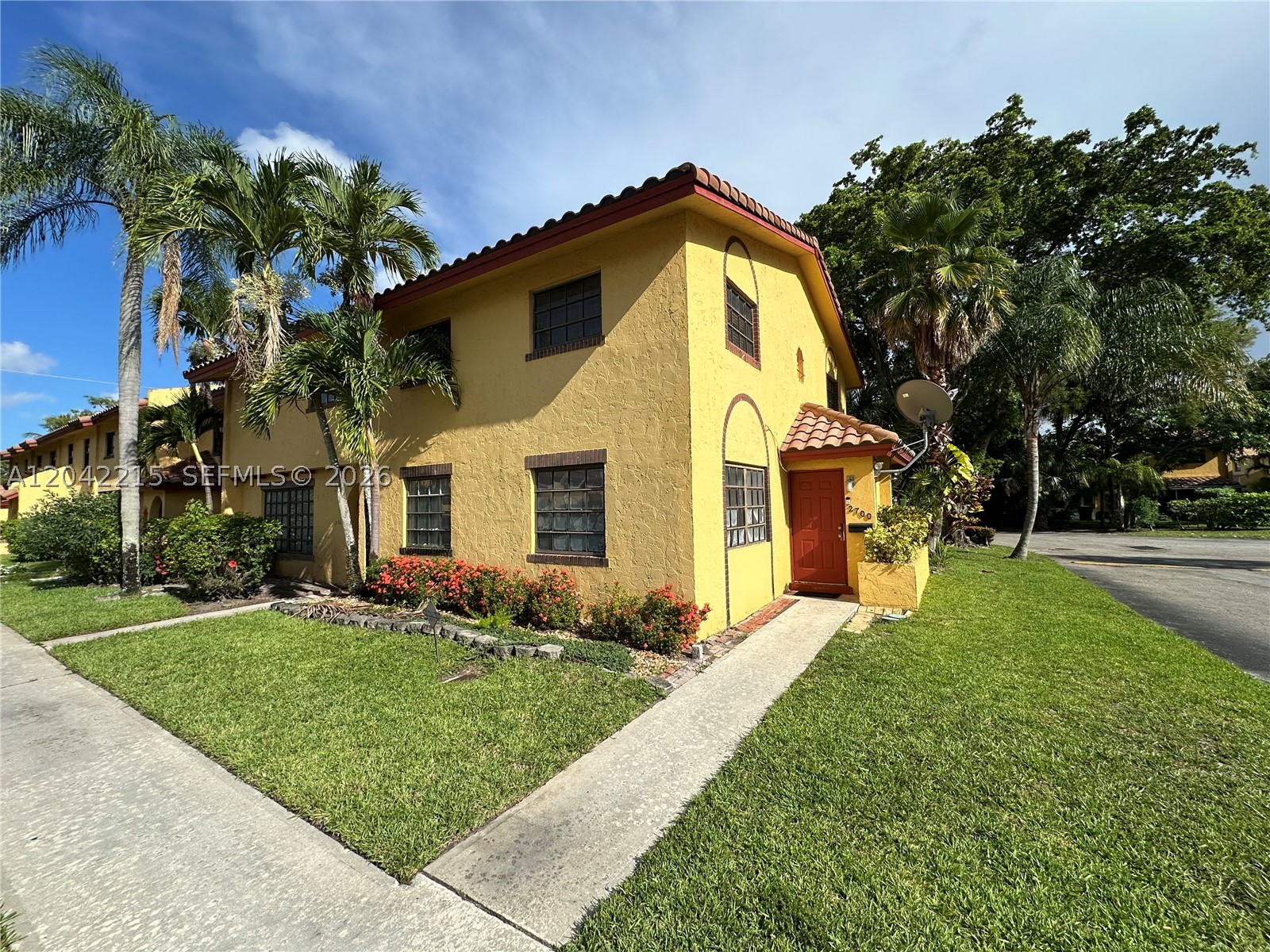 Welcome home to this charming 2-story corner-unit townhouse in the heart of Lauderdale Lakes! Offering 3 bedrooms, 2.5 bathrooms, and 1,550 sq ft of living space, this property is the perfect opportunity for a family ready to put down roots and make it their own. The corner location provides extra privacy and natural light, while the large screened-in porch offers a relaxing outdoor space to enjoy Florida living year-round. Major mechanical peace of mind here — AC unit was replaced within the last 3 years! Home is ready for your personal touch with some basic cosmetic updates throughout. Enjoy community amenities including a sparkling pool and clubhouse, just a short walk from your front door. Don't miss this affordable opportunity in a convenient Broward County location!