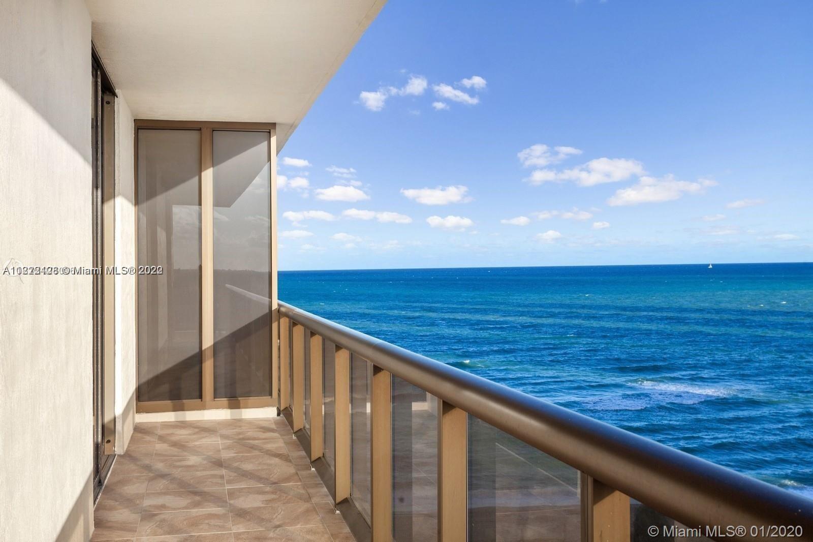 Luxurious and Spacious Oceanfront 2 Bed 2.5 Bath Condo. 2 units per floor. Enjoy the Oceanfront Lifestyle. Italian kitchen with Miele appliances, Zen-inspired spa bathrooms, and marble floors. Amenities include Spa, Steam Room, Sauna, Massage Room, Gym, Valet parking, Concierge, Security, Pool Area w/ Beach Access.