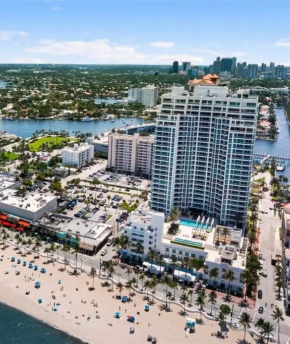 Luxurious Las Olas Beach Club showcasing this 2 bedrooms and 2 bathrooms residence. A great pied a-terre or permanent resident for those who love the ocean and the beaches. Private elevator to foyer. A comfortable living area with a fully equipped kitchen, a large terrace overlooking the ocean, ICW and Fort Lauderdale beach. Master bedroom has a private balcony overlooking the beach, and large bathroom with double sink, whirlpool tub and shower. A generous walk-in closet complements this master bedroom. The second bedroom overlooks intracoastal. Great opportunity to live in one of the best buildings of Las Olas beach, a full service condo with security, concierge, state of the art gym, infinity pool, sauna and more, to enjoy a five stars lifestyle. All Special Assessments paid.