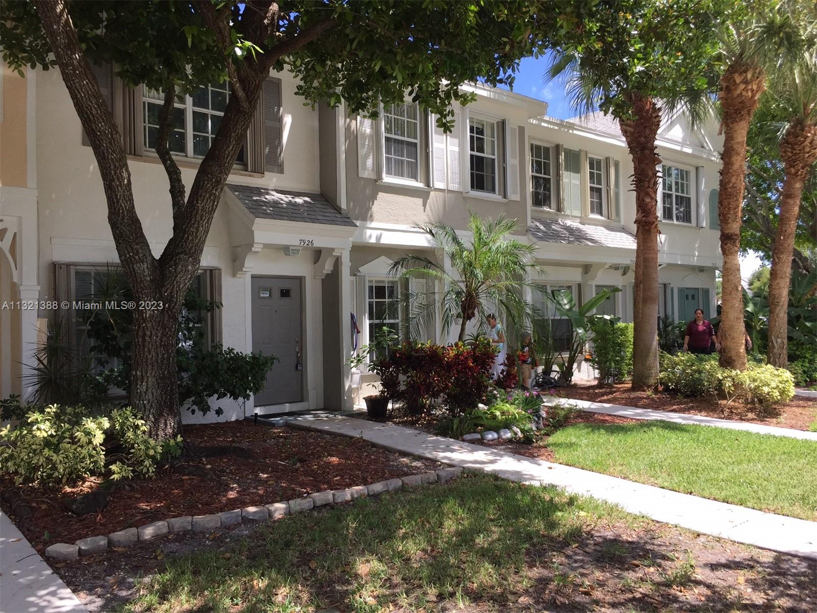 Remodeled townhome featuring granite kitchen, wood cabinets, SS appliances, newer floors and bathrooms. Great location with water views. Pull your car right up to your front door. Community pool available for your enjoyment. Lease start date first week of February. Tenant occupied, showings on the weekend only.
