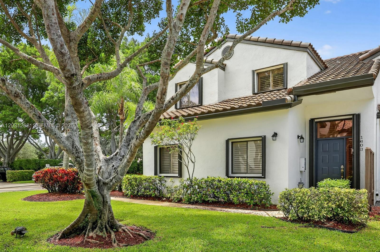 SHAZAM!!! and WOWZA!!! Only Carriage Home available, priced to sell! 
Move-in-ready 3/2/1CG. New roof 2024, New exterior paint, New sealcoat on all streets and satellite parking lots, Professional landscaping/flower beds, Community pool and clubhouse.
This spacious TERRAGON model includes an office/den/3rd bedroom option, brand new SS appliances, new washer and dryer, complete Cali-style white plantation shutters, providing total privacy! Complete hurricane shutters on all windows and doors. Interior flooring is all laminate except tile in both baths and kitchen. A large screened balcony runs from the master bedroom to the kitchen with an extensive landscaped view!
The Association is well-managed with low monthly maintenance fees and adequate reserves. Pet-friendly!
Nearby is the huge, multifunction Terramar Park with 3 stadium-style baseball fields, 7 lighted basketball courts,
new lighted true-turf soccer field, jogging trails, pickle-ball courts and picnic areas. Tennis courts are available at nearby Quigley Park. Walk to Temple.