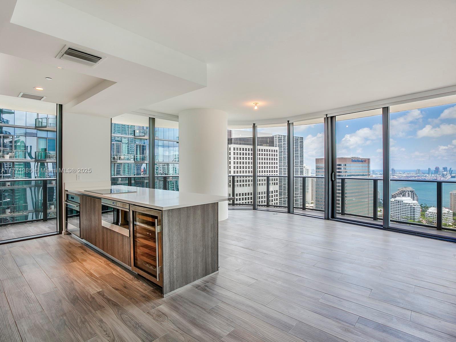 Exclusive SLS LUX in the heart of Brickell, one block south of Brickell City Center. This corner unit facing east offers amazing views of Brickell and the bay with floor to ceiling windows throughout, a complete wrap around balcony, private elevator foyer, Italian cabinetry, and comes with 2 assigned parking spaces. SLS LUX offers residents white glove concierge service available through in-unit technology, event staff and facilities, sundeck, beach club, gym and spa and much more.