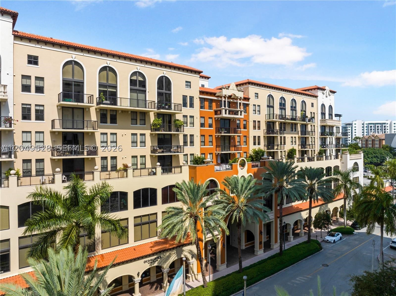 Fantastic A+ Coral Gables location. Miami's excellent centrally located area. The apartment unit is more special than others - it features a large den which is a great extra space. Use it as an office, sewing room, guest room or media room. It's generous space that standard one bedroom units do not have. 
This is 1,155 Square Feet of living area located in an excellent building. "55 Merrick Way" is known to be a wonderfully taken care of and managed building. You will notice as you enter the beautiful lobby. This entire building is run with care. This is a fantastic investment and a comfortable place to call home. The apartment unit has expansive views towards the outside instead of towards the interior. Move right in to this wonderfully cared for unit. Great open kitchen, a large and comfortably laid out living area, a guest bath is such a great convenience. Lots of closet space, a large bedroom along with a generous bathroom. Enjoy plenty of natural light within the unit or on your balcony. The unit location within the building is superb. Two parking places included. The neighborhood village feel offers wonderful restaurants, shops and parks. Five miles to the Miami Int’l Airport. Brickell City Centre is 5.2 miles, central Coconut Grove is 2.5 miles from your home. Come see this newly listed beautiful large apartment.