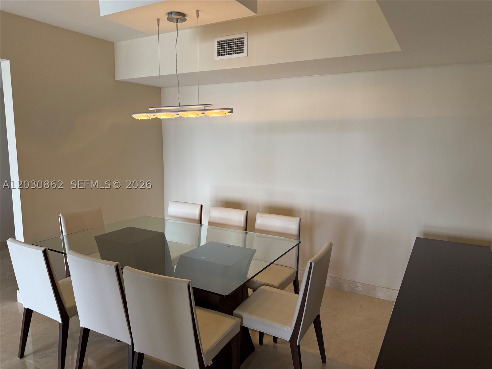 2-bedroom, 2-bath furnished apartment overlooking the pool and tennis courts.  All marble floors, comfortably furnished.  Spa membership included.