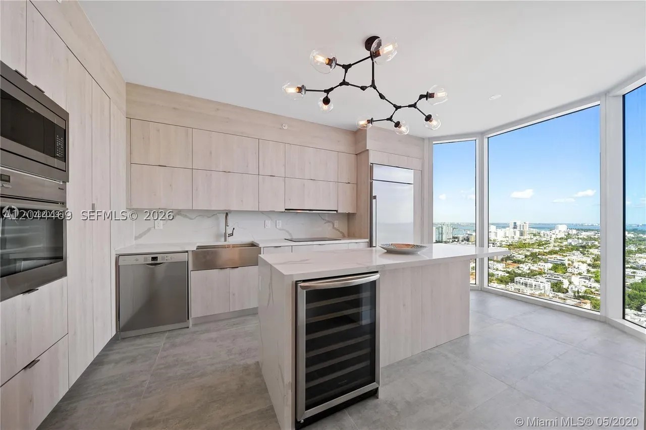Sky Residence with Panoramic Ocean, Fisher Island & Skyline Views — Portofino Tower #3604
Perched on the 36th floor, this fully renovated 2-bedroom, 2.5-bath residence offers 1,960 SF of extra-spacious living with breathtaking, panoramic views of the Atlantic Ocean, Fisher Island, the Intracoastal, and the Miami skyline — sunrise to sunset, every day.
Renovated and rebuilt to the highest standard, the home features marble floors throughout, soffit lighting, and electronic blinds operated through an integrated Crestron home automation system, which also controls climate, TV, and surround sound. Floor-to-ceiling windows fill every room with natural light and open onto two oversized private balconies.
The master suite is a true retreat, with a free-standing soaking tub, rain shower, Duravit and Toto fixtures throughout, custom closet cabinetry, and an expansive walk-in closet. The residence is fully furnished, move-in ready, and includes one assigned parking space on P2, complimentary additional valet parking, and a dedicated storage unit. 
Newly Reimagined Five-Star Amenities
Portofino Tower has just completed a comprehensive modernization of its amenities, including a grand porte-cochère arrival experience with private covered valet rotunda; two brand-new resort pool decks with hot tubs and cabanas; an outdoor BBQ area; a dramatic new lobby with 40-foot ceilings and modern elevator cabs; tennis, pickleball, and basketball courts; a great lawn, dog park, and kids' playground; a serenity garden with putting greens and fire pits; and a five-star, 29th-floor fitness center with spa treatment rooms and panoramic Miami Beach views.
Security: Electronic key card entry, manned gate, attended lobby, and roving security patrol.
Located in the heart of South of Fifth, moments from world-class dining, nightlife, and the pristine sands of South Pointe Park — this is Miami luxury living at its finest.