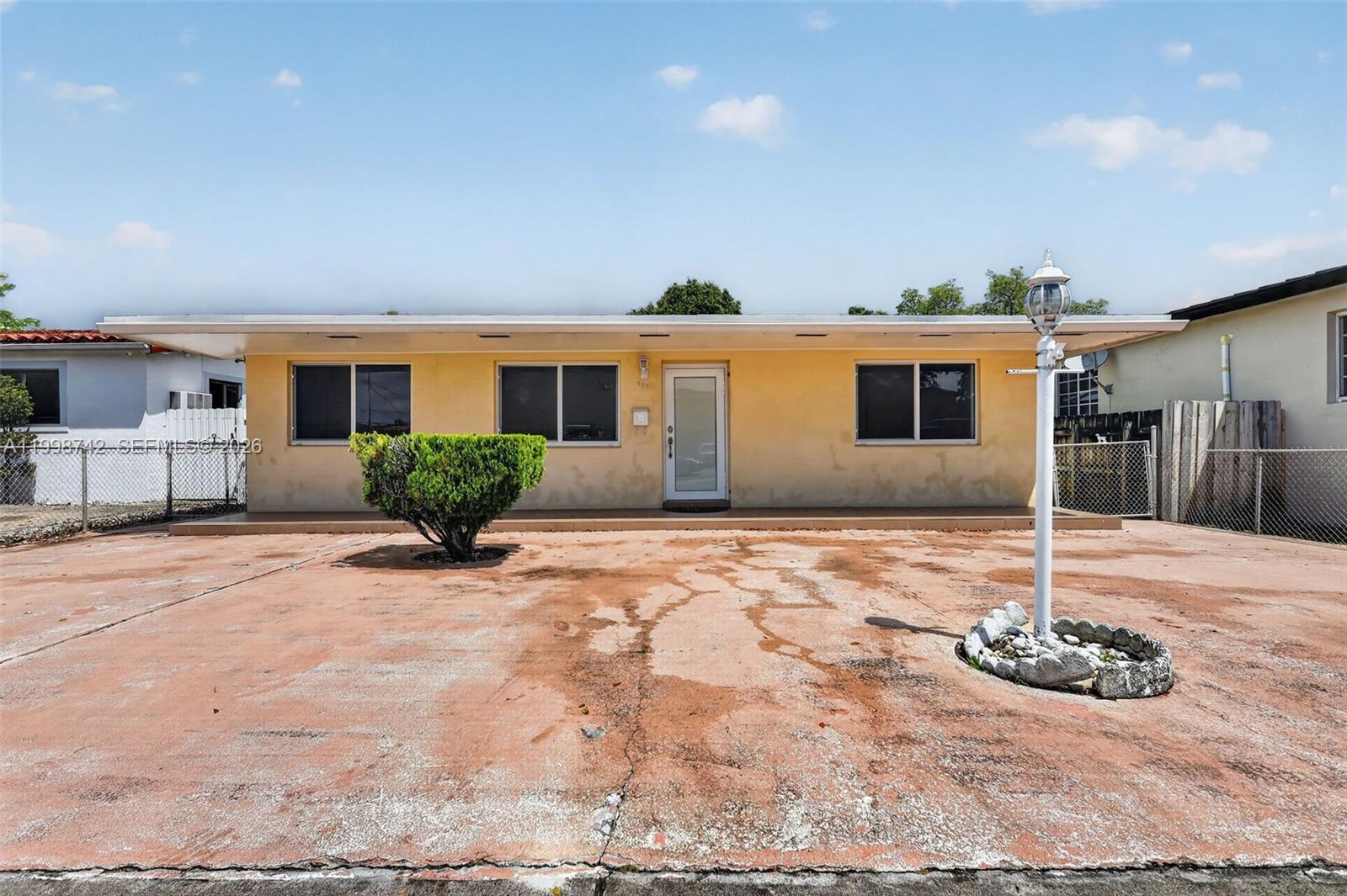 Great opportunity in Hialeah! This spacious 5-bedroom, 3-bath single-family home features a functional layout with an existing in-law suite—perfect for extended family or potential rental income. Property is being sold AS-IS and is a great blank canvas to make it your own. In-law suite, making it ideal for investors or buyers looking to customize to their taste. Solid structure with good bones and a generous lot size. Centrally located near major highways, shopping, and schools. No HOA.
Cash or conventional financing preferred. Easy to show—please use ShowingTime. Submit all offers with proof of funds or pre-approval.