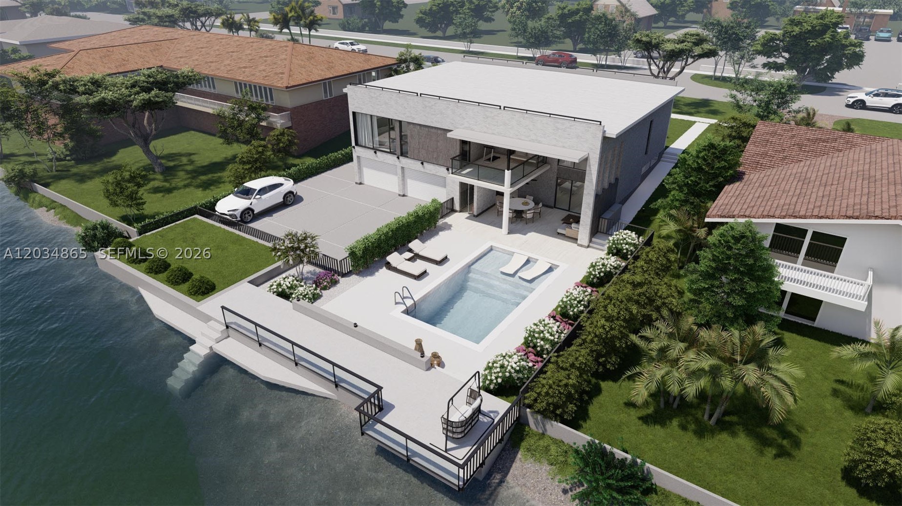 Rare opportunity to own a waterfront lot in the heart of Miami Shores. This beautiful property offers nearly 9,000 sq. ft. and is located directly on the lake, providing excellent views and a premium setting for a custom home.
An approved architectural project is already in place, allowing for a fast and smooth start to construction.
Price including the approved project: $2,200,000 (Living area will be close to3000 Sq. Ft)
“As-is” price $1,900,000 (Living area size 1,967 Sq.Ft)
There is also an option to purchase the project with full A-to-Z construction services (turnkey build). Pricing for construction is negotiable separately.
A perfect chance to build a high-end waterfront residence in a prime location.