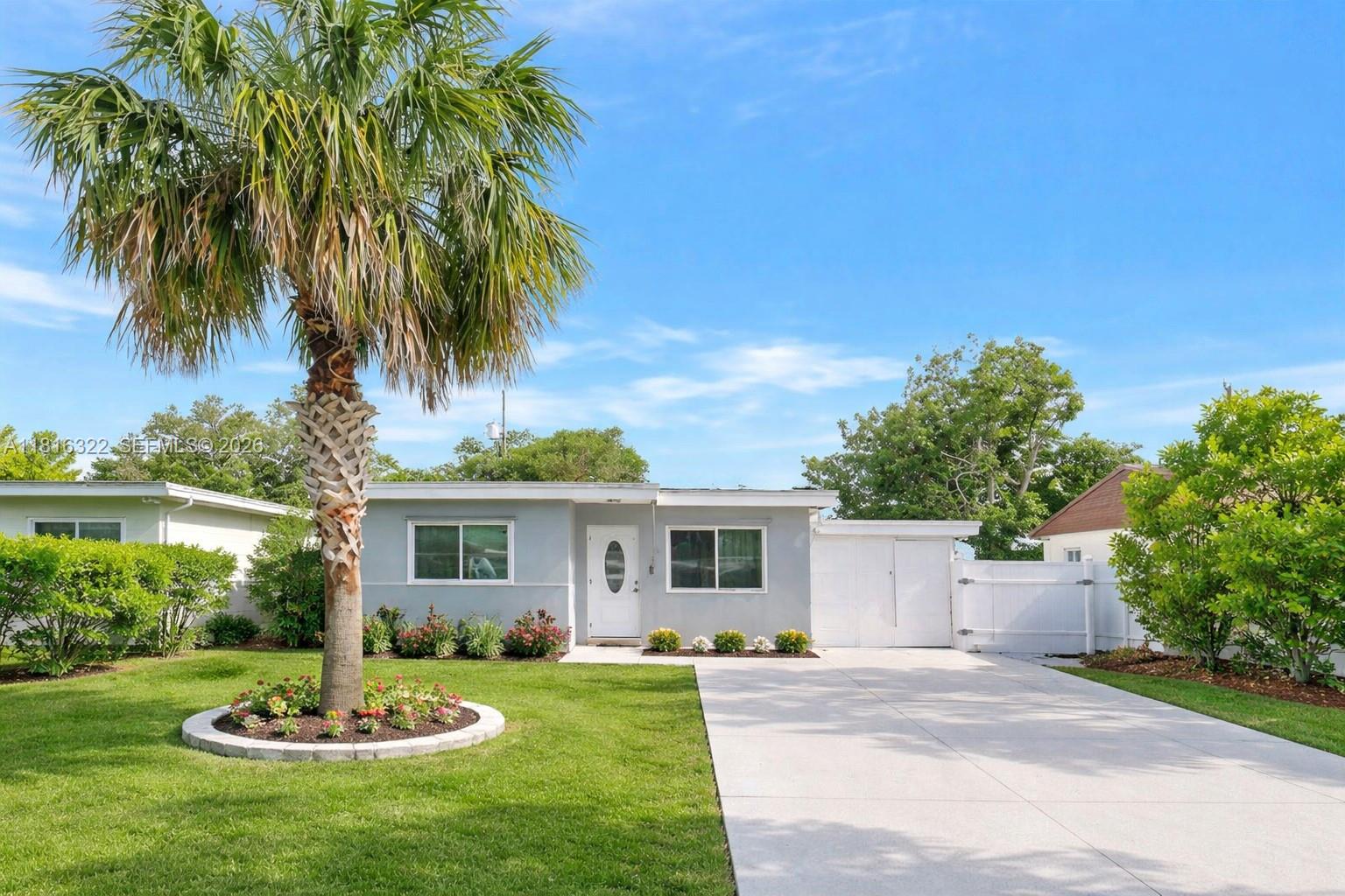 BEAUTIFULLY UPDATED 3-BED, 1.5-BATH HOME featuring an additional SPACIOUS living space —perfect as a 4TH BEDROOM, OFFICE, PLAYROOM, or LARGE FORMAL DINING AREA. Enjoy a MODERN KITCHEN, REFRESHED BATHS with a SPA-STYLE SHOWER, and ALL-NEW LIGHTING that brightens every corner. Built to last with a PVC HURRICANE-RATED FRONT DOOR, IMPACT FRONT WINDOWS, and NEWER ROOF. Inside, you’ll find GENEROUS LIVING SPACE with FLEXIBLE LAYOUT OPTIONS to suit your lifestyle. Step outside to a LARGE BACKYARD—ideal for KIDS, PETS, or ENTERTAINING—with room for a POOL, plus two STORAGE SHEDS for extra storage. The OVERSIZED 4-CAR DRIVEWAY easily fits your BOAT, RV, and more—with NO HOA! Conveniently located minutes from HIGHWAYS, SHOPPING, DINING, and the BEACH. Property includes modifications/additions—buyer to verify all details and financing options with lender. May be a good candidate for FHA 203(k) financing. Don’t wait—SCHEDULE YOUR PRIVATE TOUR TODAY!