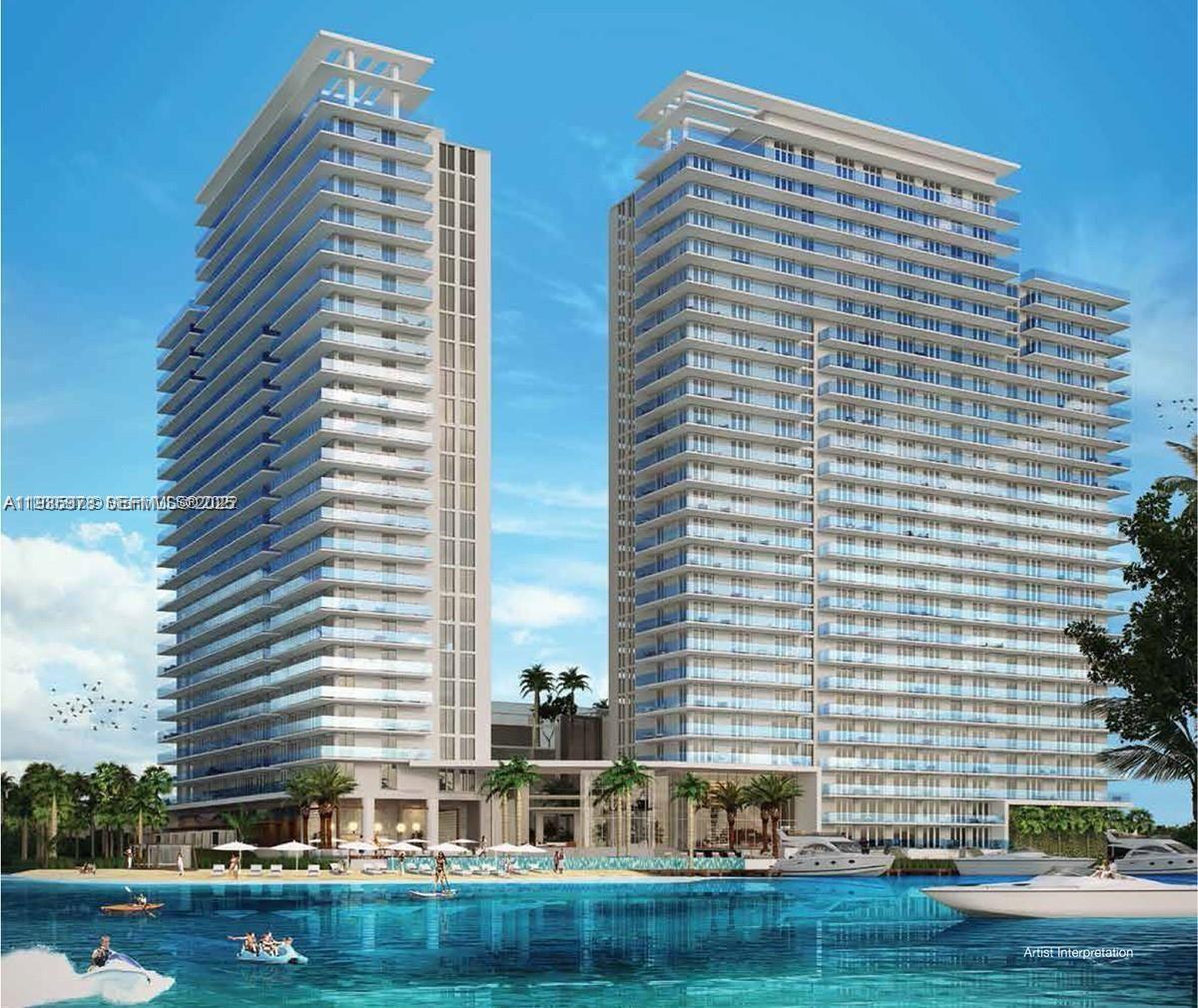 NEW CONSTRUCTION CONDO IN A MIDDLE OF EVERYTHING! AMAZING RESIDENCE 2BD PLUS DEN (CAN BE USED AS OFFICE OR OPEN 3RD BEDROOM), 2 BATHS WITH SHOWER AND BATH TUB. PRIVATE ELEVATOR ACCESS TO THE UNIT. TOTAL 1378 SQ . NEW PORCELAIN FLOORING THRU OUT AND CUSTOM MADE CLOSETS. BREATHTAKING VIEWS OF OLETA PARK WATERVIEW AND MIAMI SKYLINE. 5 STAR INSIDE AND OUTSIDE AMENITIES AND SPORT ACTIVITIES AS INFINITY INTRACOASTAL VIEW POOL,STATE-OF-ART FITNESS WITH HIGH END EQUIPMENT. OUTDOOR RESTAURANT ACCESSIBLE FROM POOL, LOBBY AND MARINA, KIDS PLAY ZONE, BBQ AREA, SPORT FACILITIES FOR BASKETBALL/ TENNIS/ SOCCER AND OPEN PLAY. JOGGING PATH AND KAYAKING . CLOSE TO FAMOUS SUNNY ISLES BEACH, AVENTURA MALL,BAL HARBOR SHOPS , LOCATED NEARBY AIRPORTS. UNIT IS RENTED UNTIL JULY 2026. BLDG APPROVED FOR LOW DOWN PAYMENT 3-5% WITH PREFFERED LENDER - PLEASE CONTACT US FOR DETAILS