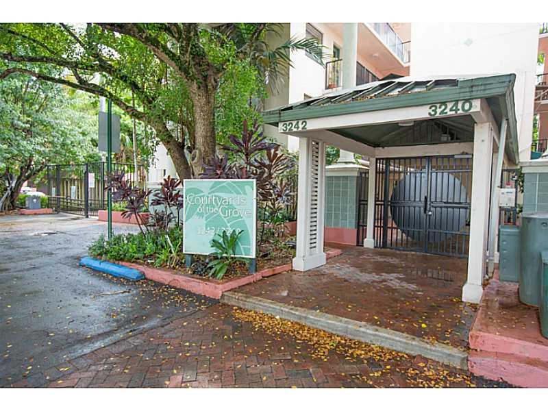 Beautiful rental condo walking distance to Coco Walk with community garden, lush landscaping, courtyard, and pool. Five minutes walking to Mayfair Hotel, restaurants, theater, shopping, Biscayne Bay, parks, and more. Pet friendly. Securely fenced complex.  Once assigned parking with additional cost space available, access through car-operated gate entry. Watch an HD video on this Home!