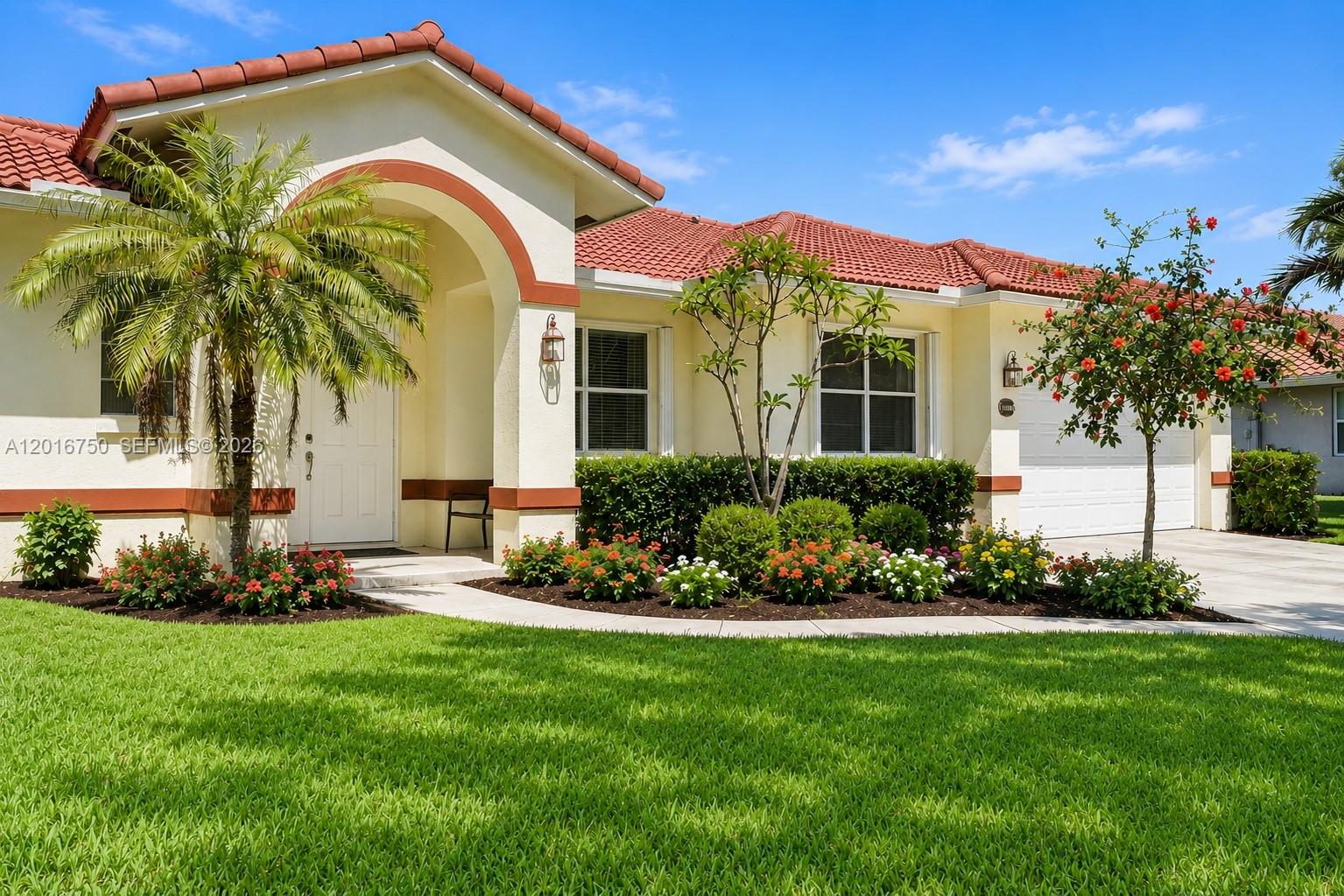Rare opportunity in the exclusive community of Davie Country Estates. This immaculate newer custom-built residence offers 4 bedrooms, 3 bathrooms, plus a private office, featuring a desirable split floor plan with soaring ceilings and an open-concept layout designed for both comfort and entertaining.

The spacious main living areas showcase neutral tile flooring, while all bedrooms feature rich hardwood floors. The beautifully remodeled kitchen is equipped with a gas cooktop and ample cabinetry, and opens seamlessly to the expansive family room with French doors leading to a huge roofed and screened-in patio complete with an outdoor kitchen, perfect for indoor/outdoor South Florida living.

The luxurious primary suite offers oversized walk-in closets and a spa-inspired bathroom with dual sinks, soaking tub, and separate shower. Additional highlights include a laundry room with extra cabinetry, central vacuum system, gas stove, newer hot water heater, lush landscaping and fruit trees, and a two-car garage. Room for pool(see the rendering)

A rare blend of elegance, functionality, and privacy in one of Davie’s most sought-after neighborhoods.