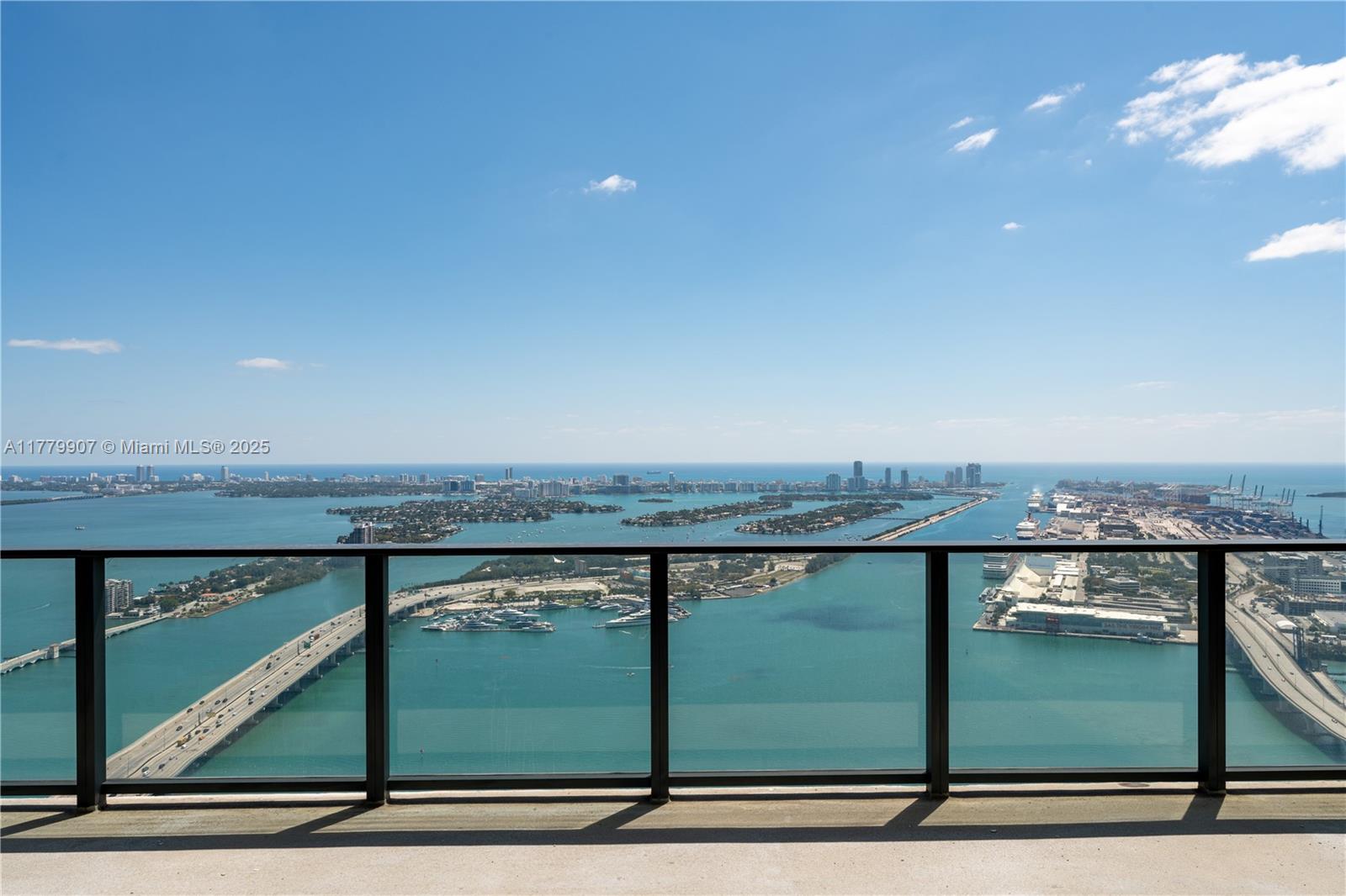 Experience unparalleled luxury in this full-floor Penthouse at the iconic One Thousand Museum by world-renowned architect Zaha Hadid. Spanning over 10,400 SF, this expansive, designer-ready “home in the sky” offers 360° floor-to-ceiling windows with breathtaking sunrise and sunset views over Biscayne Bay and the Miami skyline. With 12-ft ceilings and endless possibilities to create your dream residence, this is a rare opportunity in Miami’s most visionary building. Enjoy world-class amenities including a helipad, indoor and outdoor pools, spa, fitness center, private dining room, media and conference rooms, concierge, and 24-hour security—all steps from the city’s finest dining, shopping, and entertainment.