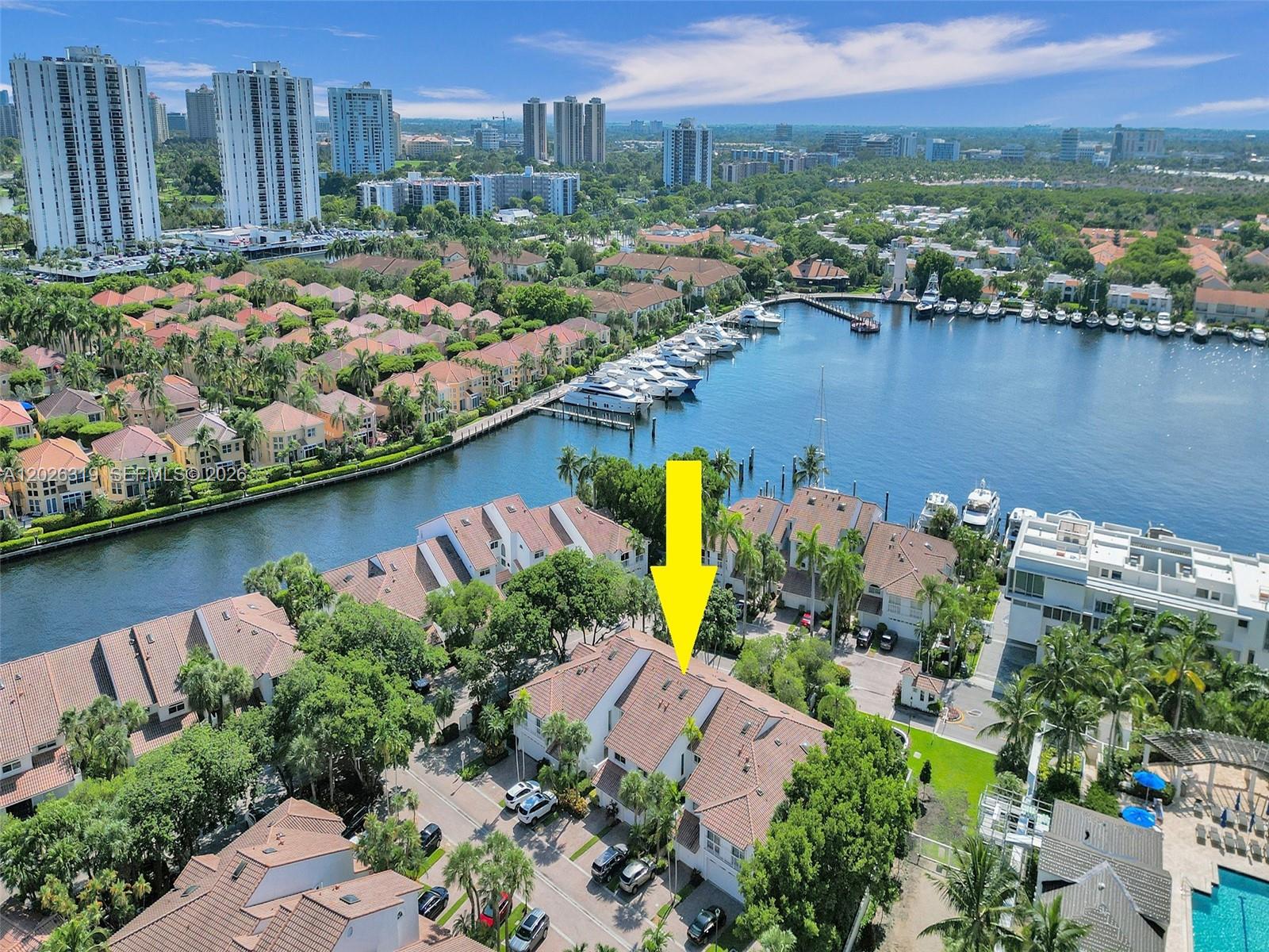Luxurious lifestyle in one of the most prestigious gated communities Golden Pointe in the Waterways Aventura, and
one of the few townhomes available in all of Aventura. Steps to highly rated schools, shops, houses of worship,
Whole Foods, and gourmet restaurants with direct access to the Waterways Marina. Fabulous 1900 sqft fully
remodeled home with 3 bedrooms upstairs and 2.5 baths with washer & dryer and one car garage, 2 more vehicles
on the driveway, and a private backyard. Gorgeous marble floors on first level, new modern open kitchen, hard
wood floors in the second floor. Community includes a private pool and access to the spectacular The Point for a
total pampering spa experience, gym and fitness center, tennis courts and more. (Additional fees may apply).