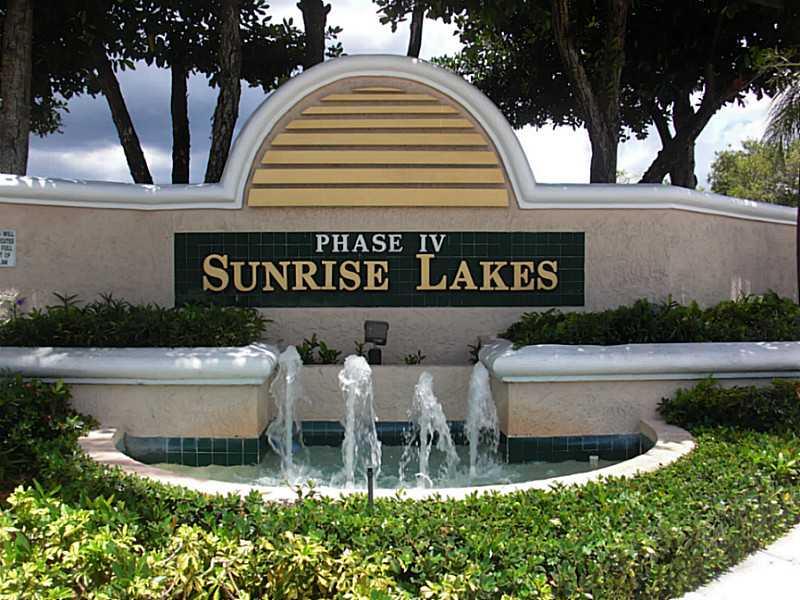 COZY AND QUIET 2 BEDROOM 2 BATH CONDO IN SUNRISE LAKES PHASE 4 WITH EAT-IN KITCHEN & BALCONY WITH BREATH TAKING WATERFRONT VIEWS. HURRICANE SHUTTERS, A/C, FURINTURE IS NEGOTIABLE.