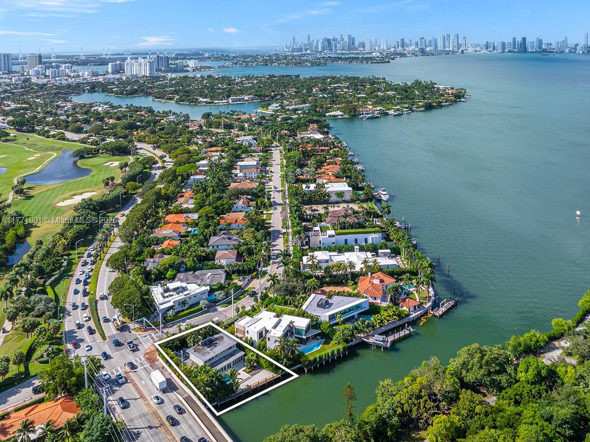 Waterfront buildable lot on Lower North Bay Rd, one of Miami Beach's most prestigious addresses for luxury real estate. This 10,271-SF lot offers 101 feet of prime waterfrontage with immediate access to Biscayne Bay. Perfect central location, walking distance to Sunset Harbor,  Miami Beach Golf Club, parks, beaches, and all the incredible restaurants, and cultural and entertainment venues in Miami Beach in Miami.