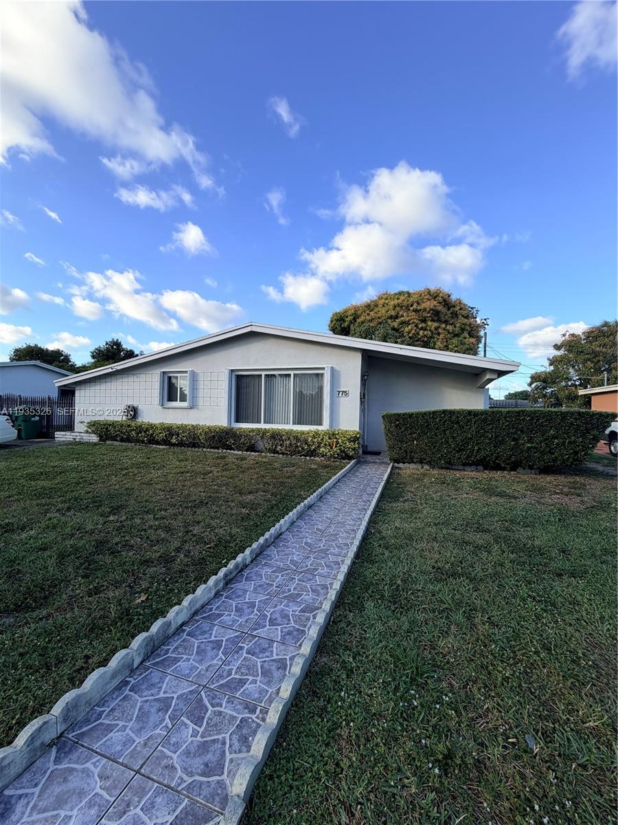 Beautiful single-family home located in the heart of Miami Gardens, offering comfort, space, and excellent upgrades throughout. Features a brand-new A/C system, a 5-year-old roof, and hurricane-impact windows throughout the home. The updated kitchen includes new dishwasher, stove, oven, and microwave. Separate laundry room with washer and dryer. Freshly painted interior with new blinds throughout.

Enjoy a screened-in pool, large backyard with a mango tree, and patio area with some furniture included. Side entrance with gated space ideal for a boat or RV. One bedroom set available if desired. Security system available for tenant use. Move-in ready and perfect for a family looking to enjoy space, privacy, and outdoor living.