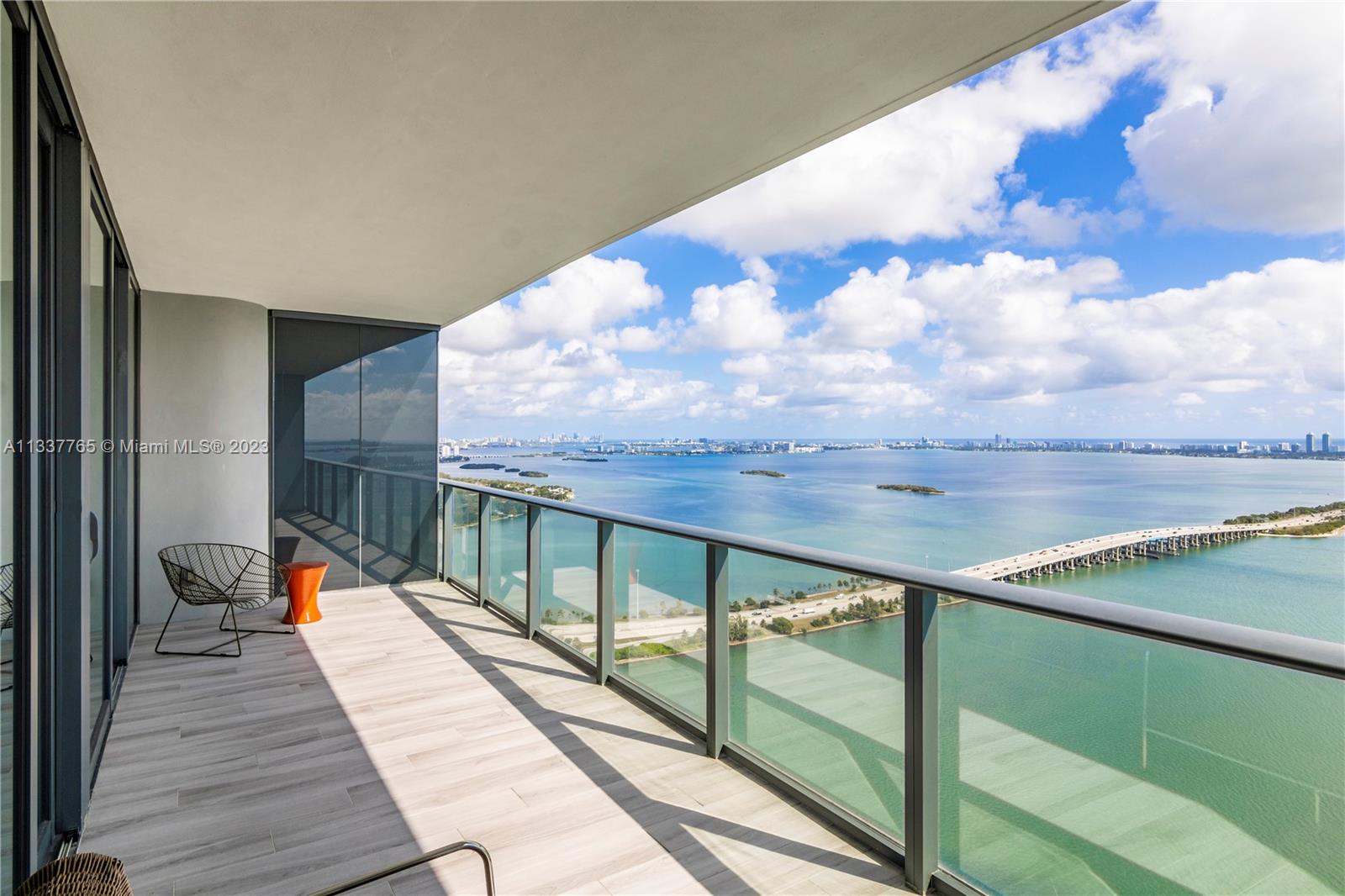 Live in this spectacular one bedroom residence at One Paraiso, skying above the Biscayne Bay. This unit has 959 SqFt with floor to ceiling windows leading into an oversized balcony offering the best views Edgewater has to offer overlooking the direct bay and ocean. One Paraiso is a luxury condominium tower built in 2018 with only 6 residences per floor, private elevator access and foyers, 9' foot ceilings, gourmet kitchen, Sub-zero and Wolf appliances. The building also offers endless amenitites including a fitness center with spa, two pools with cabanas, tennis courts, lounge area for private events and much more.